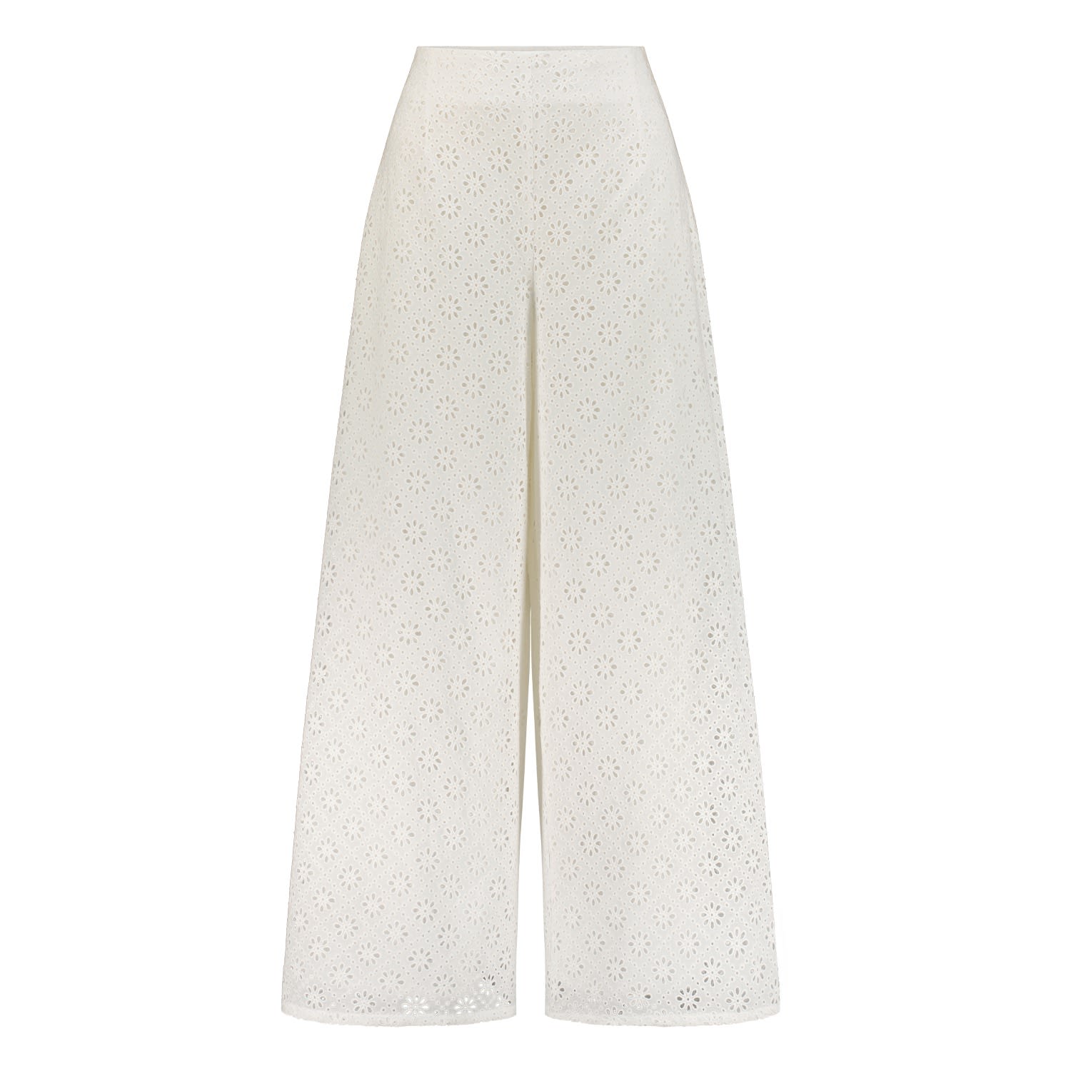 Azzalia Women's Fleuri Flared Pants - White In White