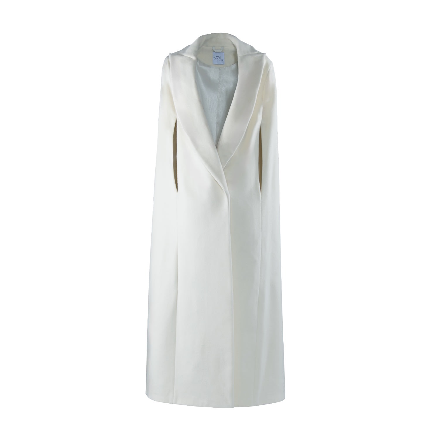 Vestiaire D'un Oiseau Libre Cashmere Blend Cape In White