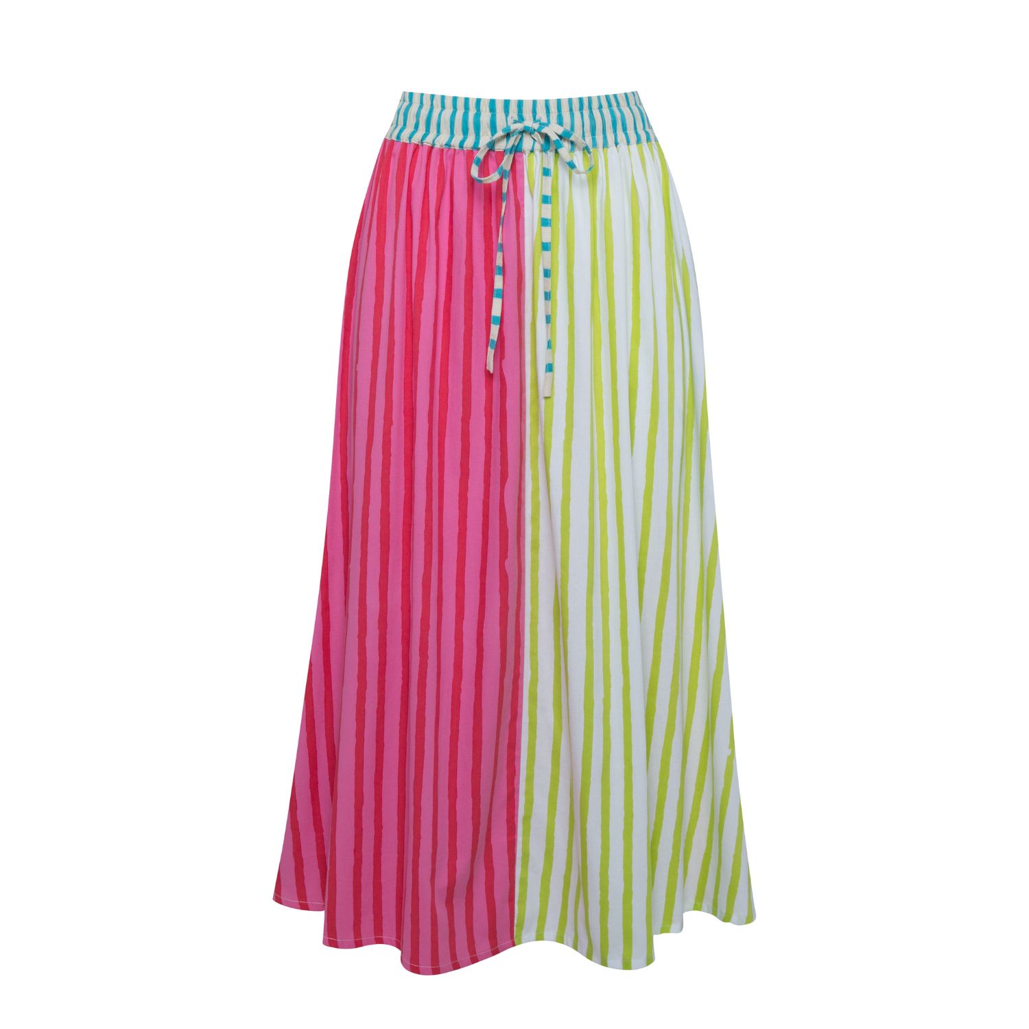 State Of Georgia Women's The Sunny Side Up Skirt Multi Colour Stripes