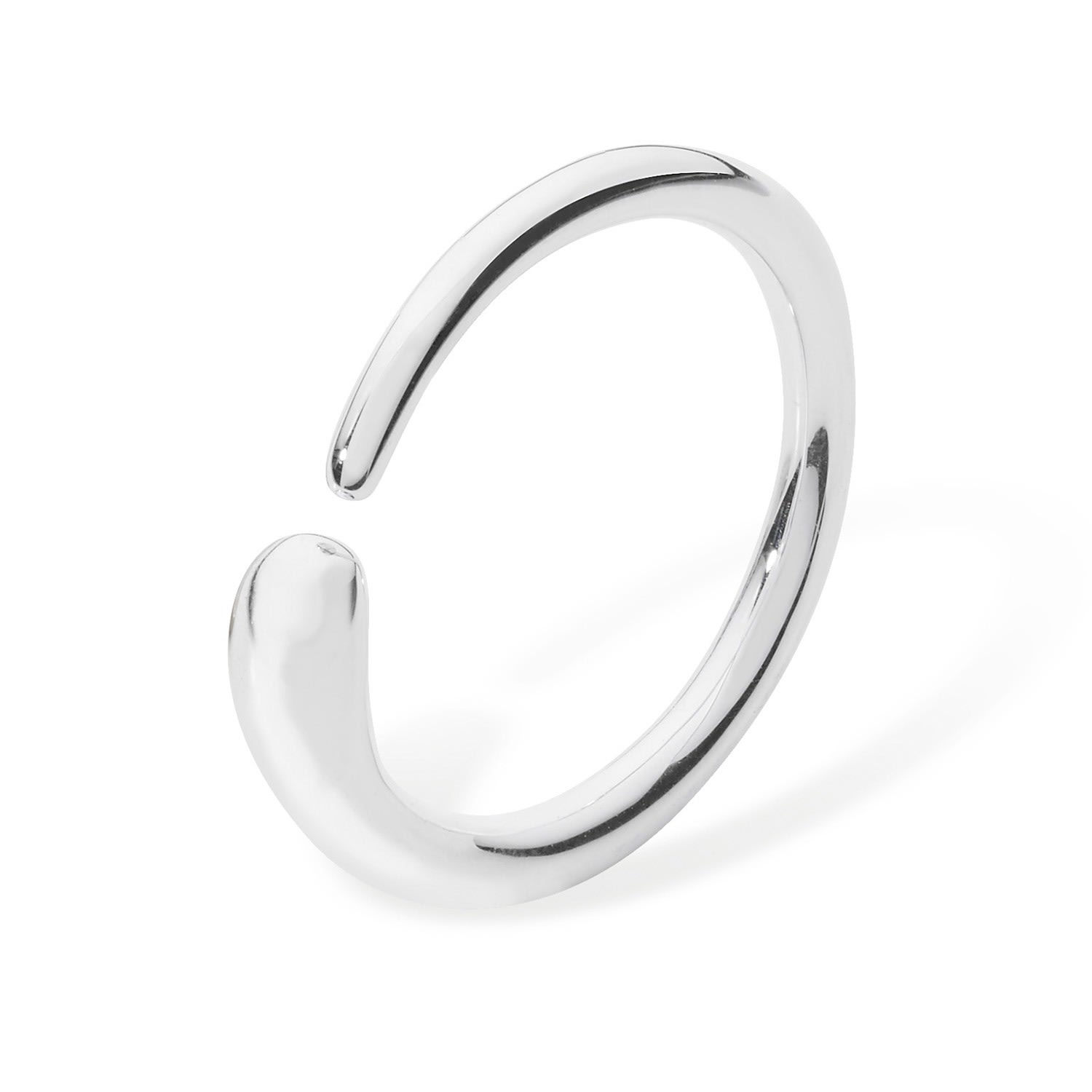 Lucy Quartermaine Women's Sterling Silver Single Drop Ring, Award Winning Designer Jewellery By , Eve