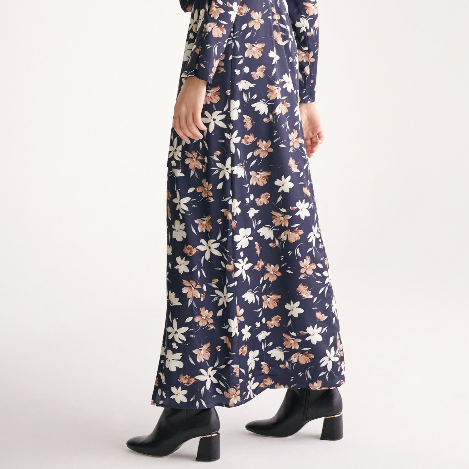 winter navy dress