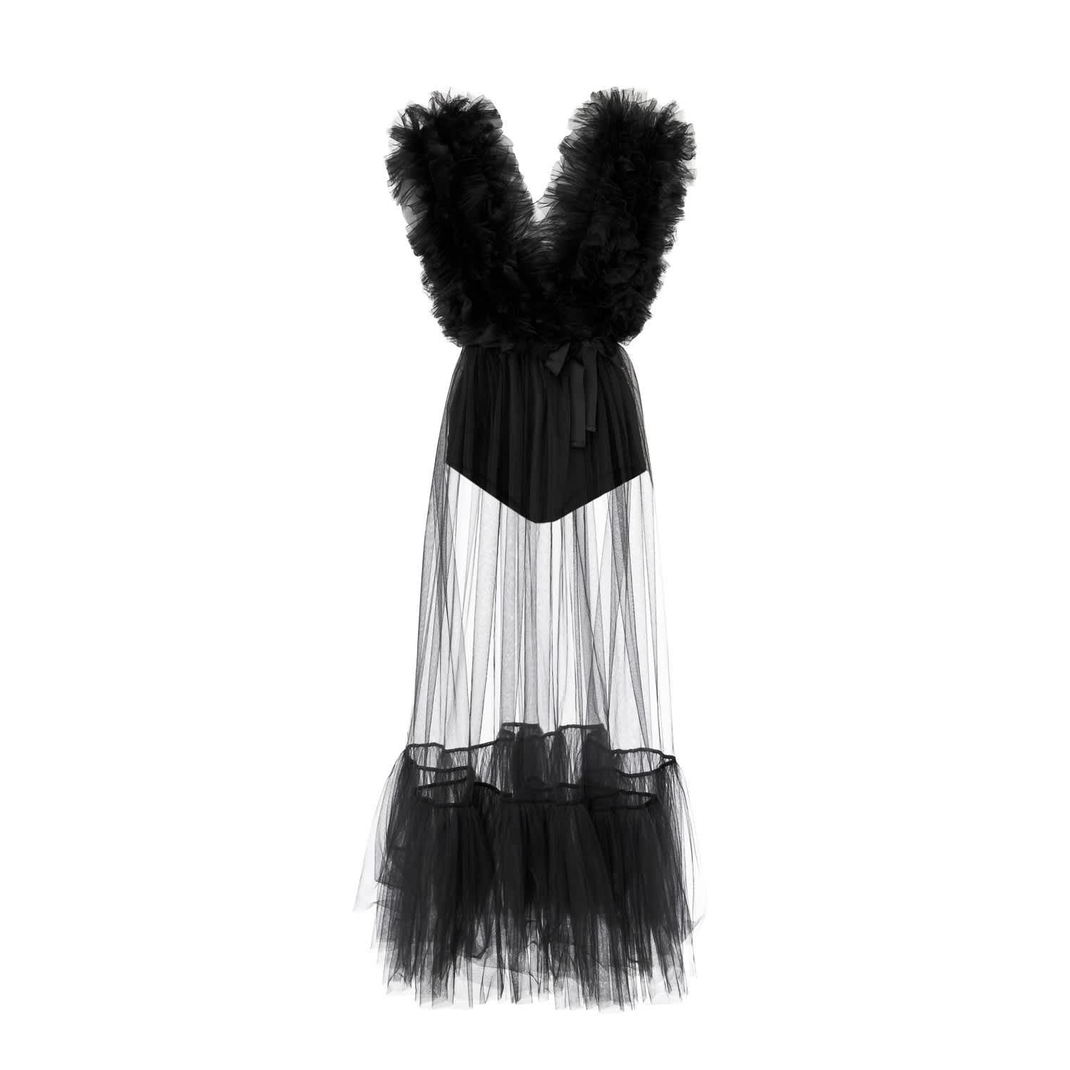 Tiered Tulle Gown | LIA ARAM | Wolf & Badger