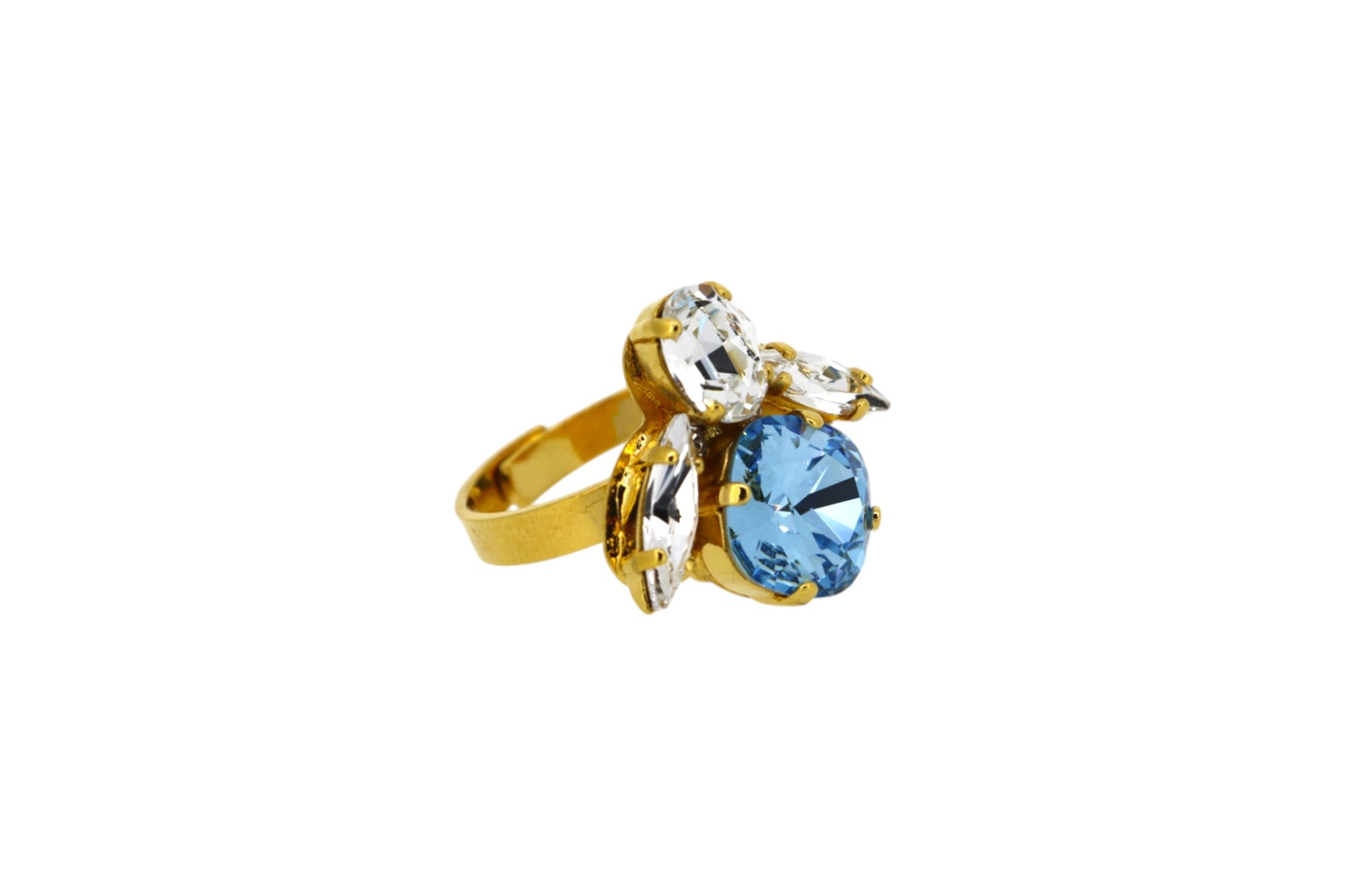 Women's The Blue Bee Ring In Gold | Vickisarge