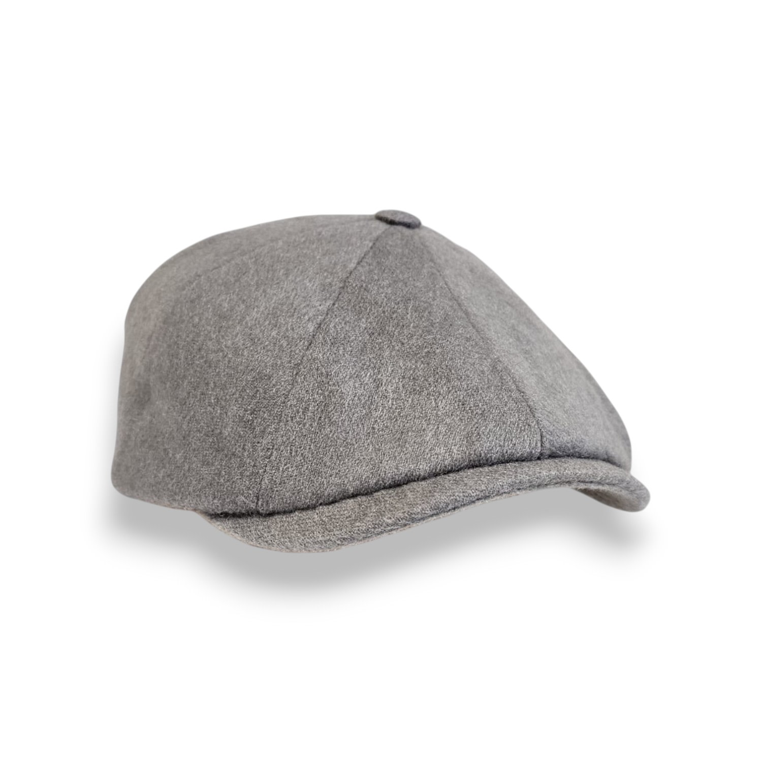 Mister Miller - Master Hatter Men's Jack's Companion Newsboy Cap In Grey Cashmere In Gray