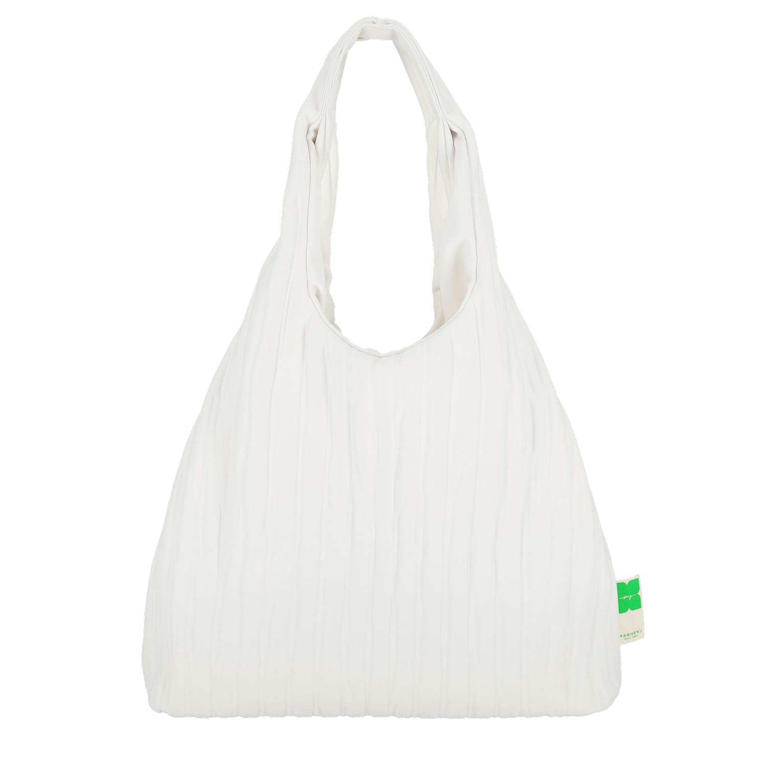 Marhen.j Women's White Accordion Pleats - Biodegradable - Cream In White
