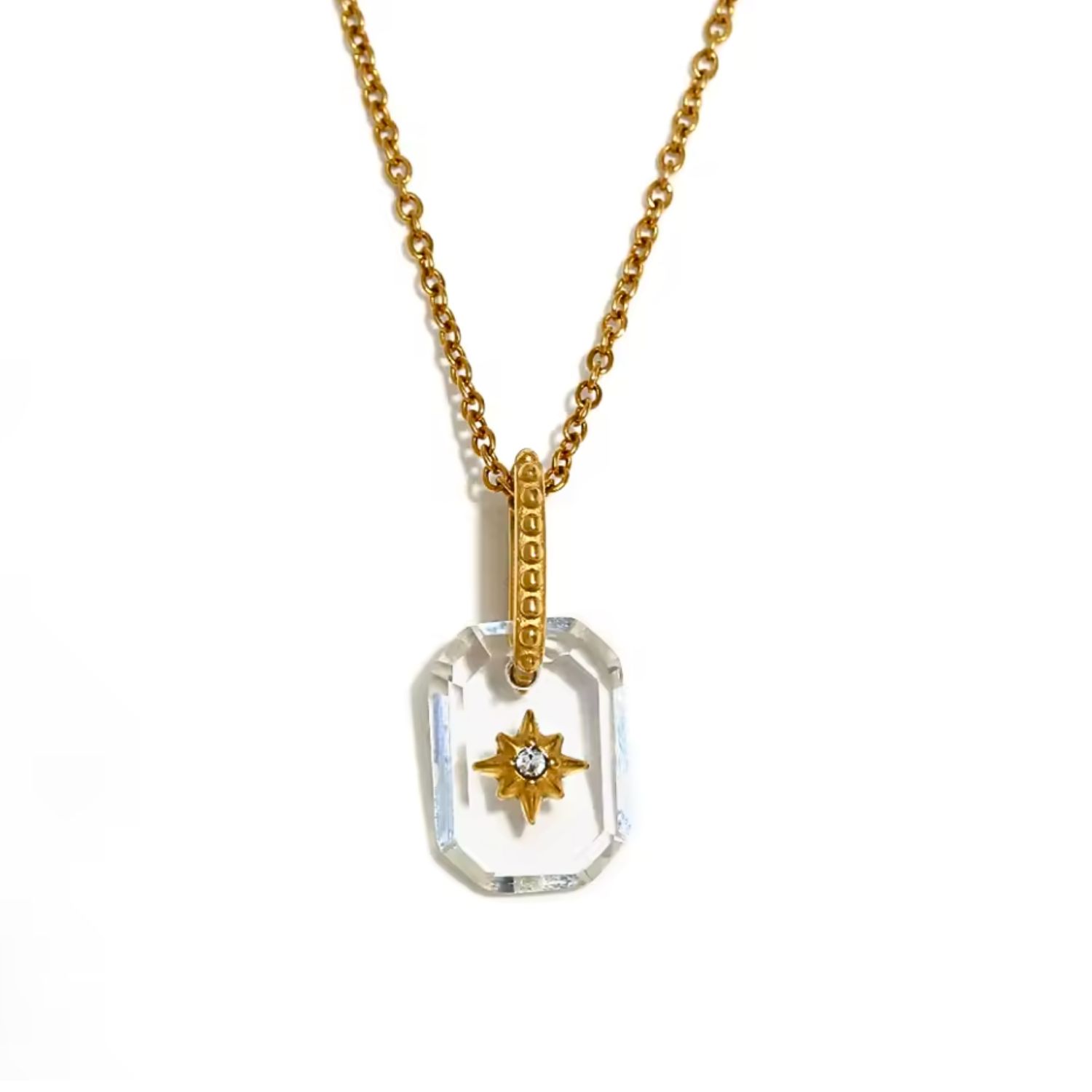 Olivia Le Women's Lindy Gold Star Pendant Necklace