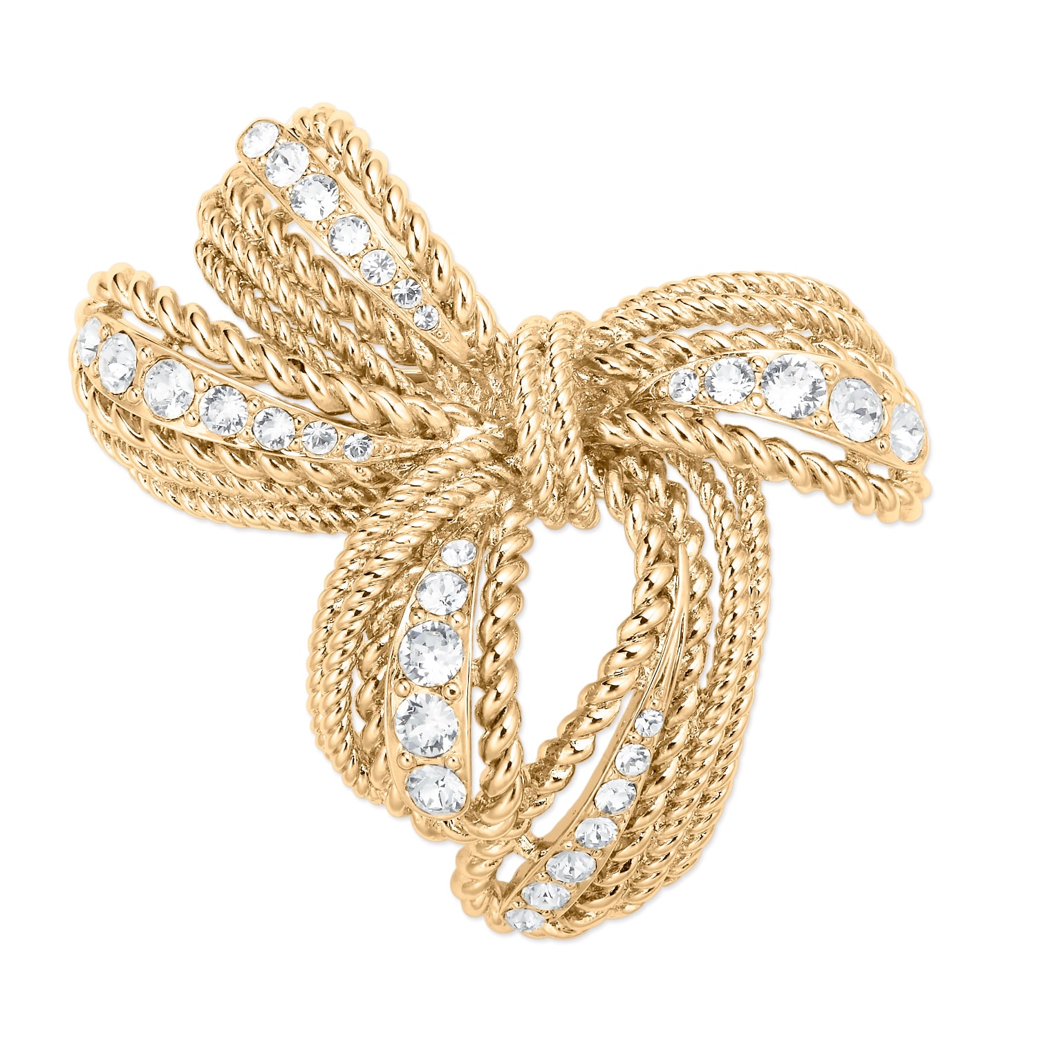 Women's Gold & Crystal Bow Brooch, Series Reproduction | Grossé