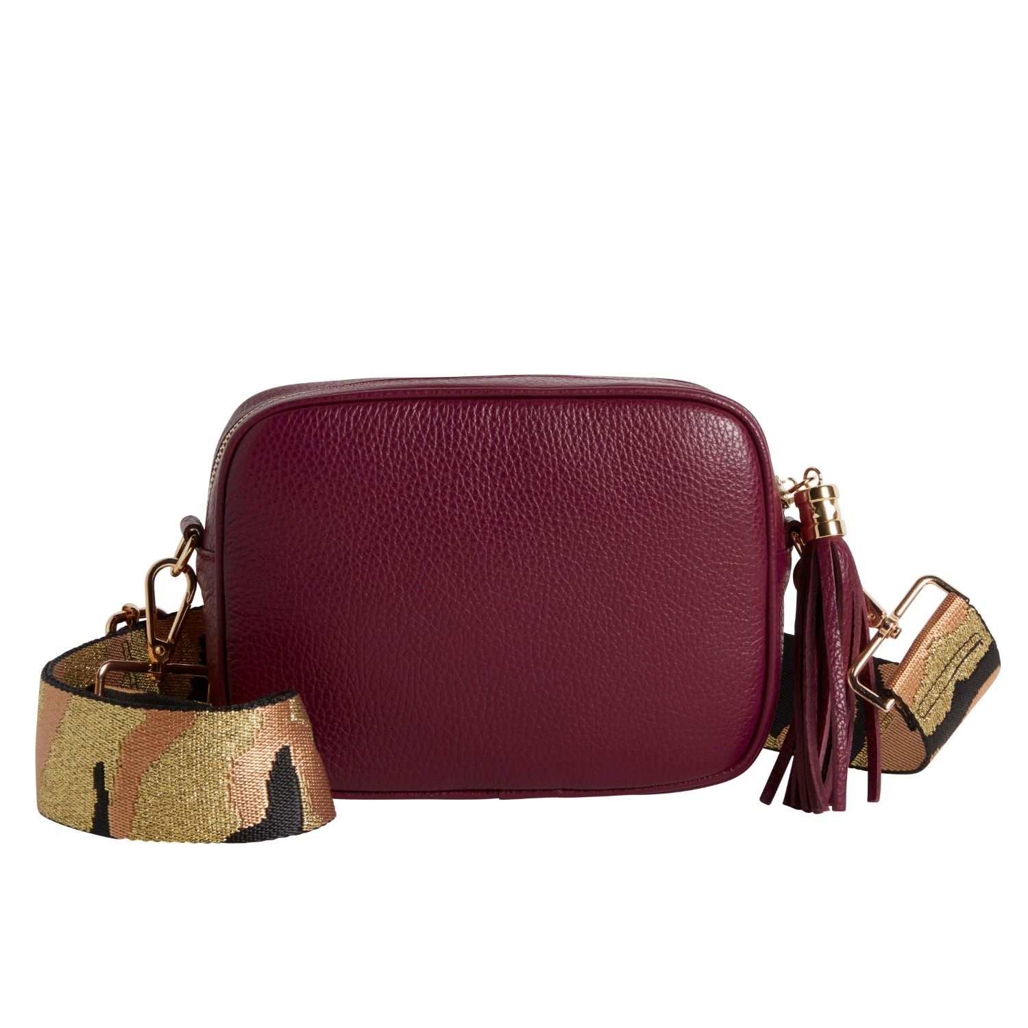 Women's Crossbody Bag in Red with Interchangeable Straps | B & Floss
