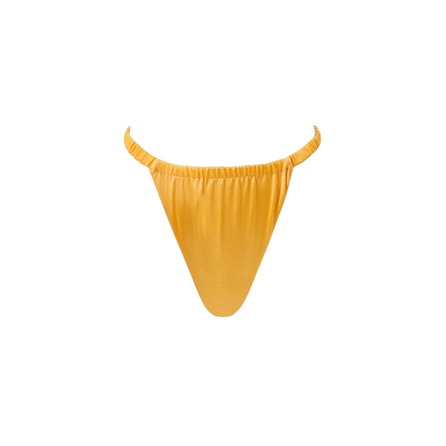 Decolet The Label Women's Yellow / Orange Sofia Bikini Bottoms In Sunset