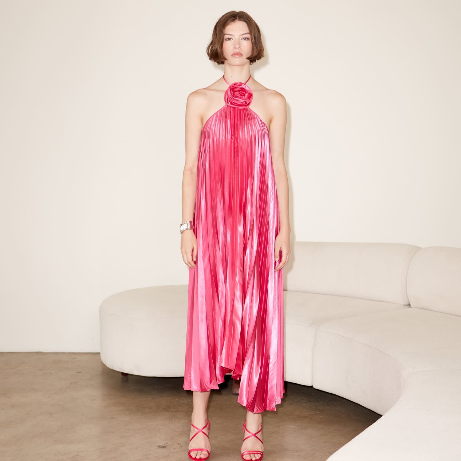 knee length dresses for ladies Giselle Ruffled Maxi Dress