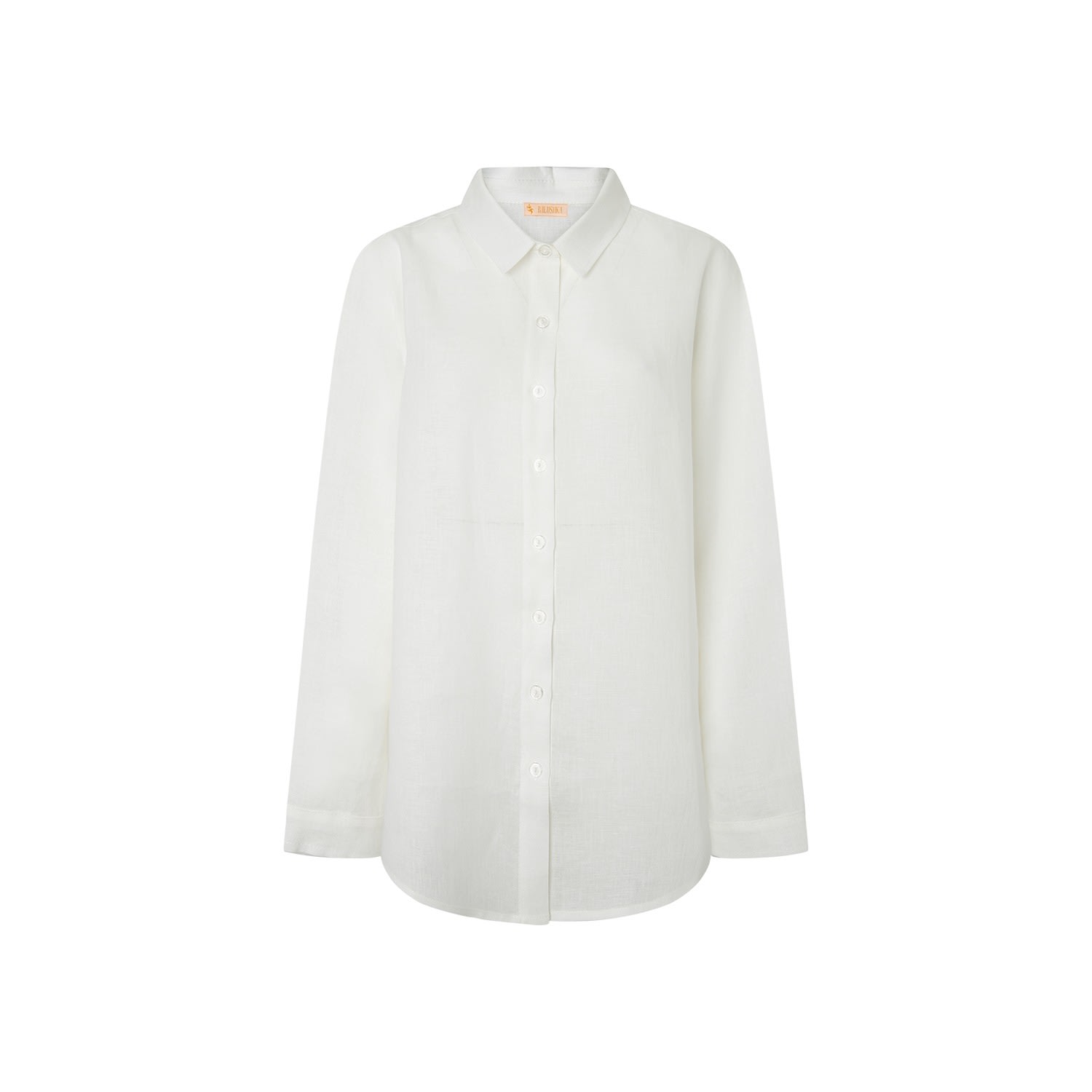 Women’s Zlata Oversize Shirt In Elegant White One Size Balushka