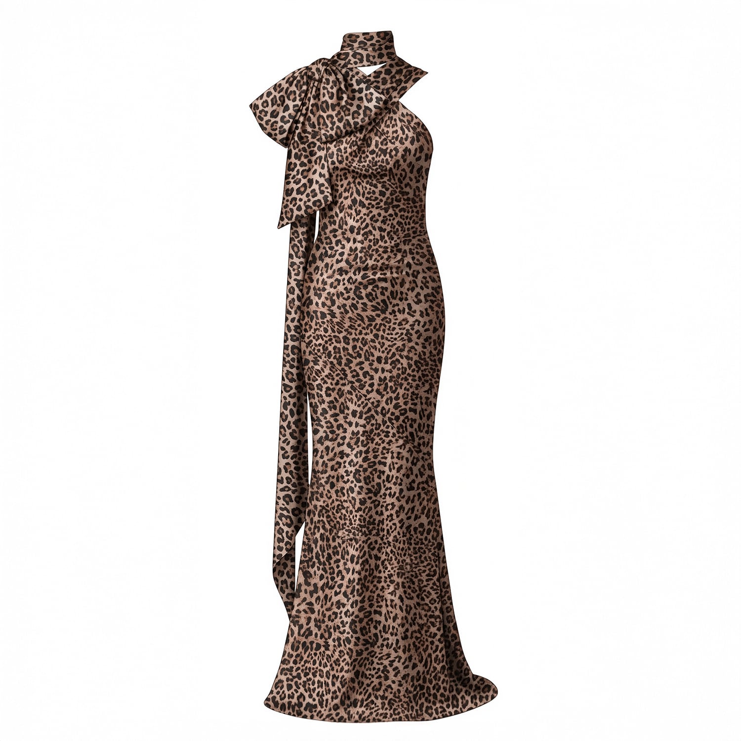 Women's Himba Dress Leopard Beige | Small | Lolam