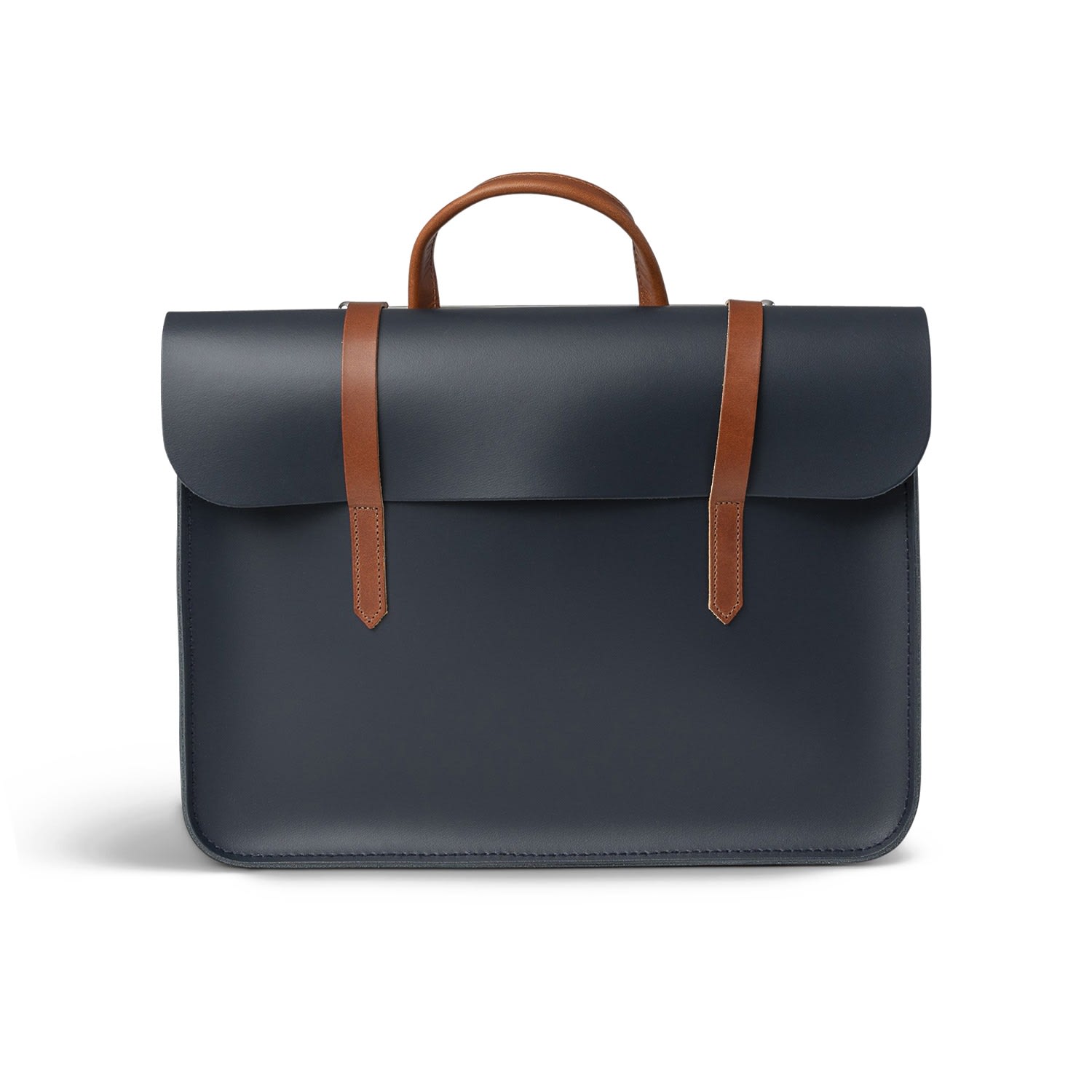 Men’s The Music Case - Navy & Tan One Size The Cambridge Satchel Co.