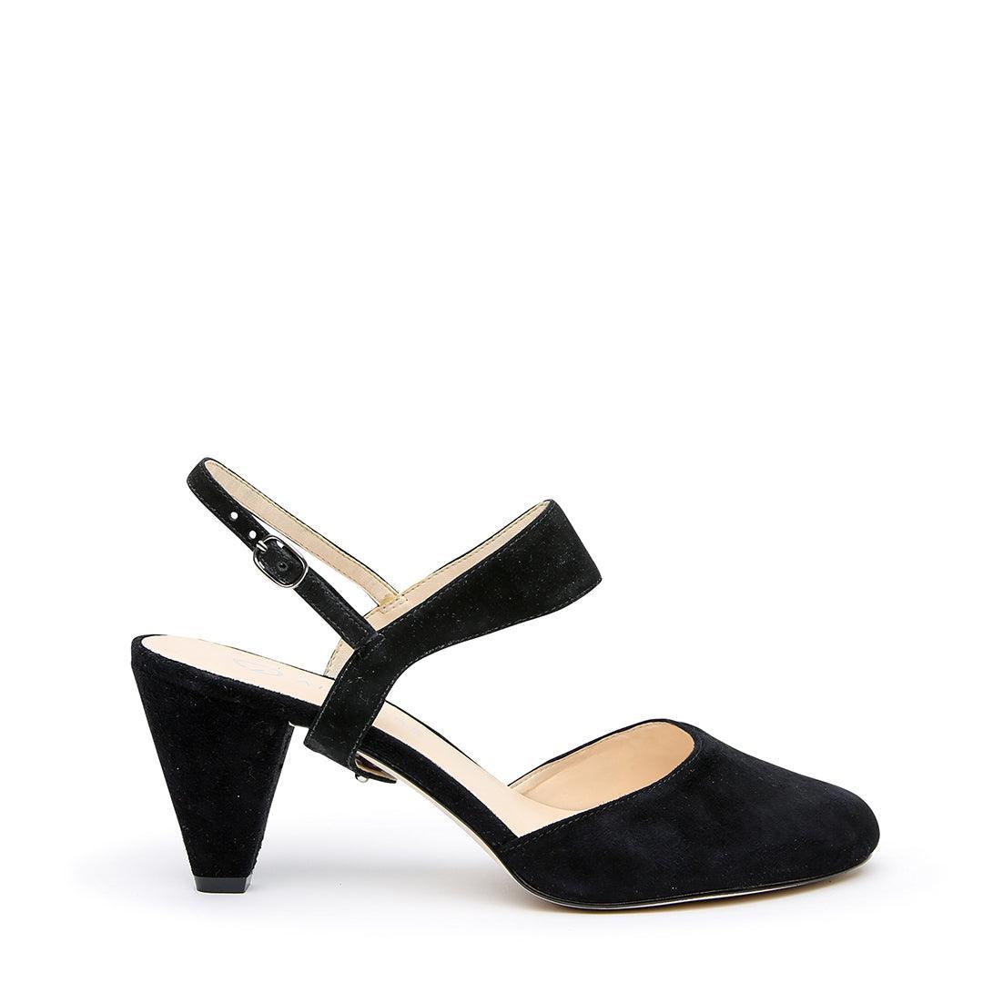 Alterre Women's Black Suede Elsie Mule
