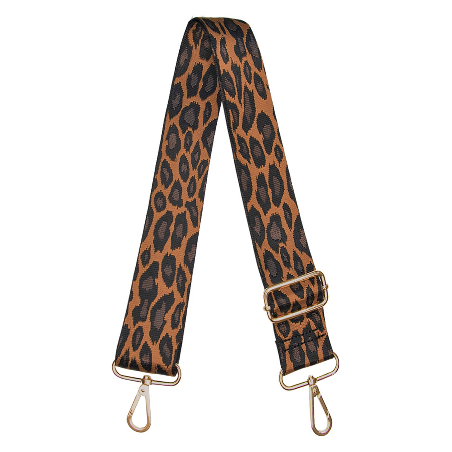 Women’s Brown Luxe Tan Leopard Print Bag Strap. Jlr London