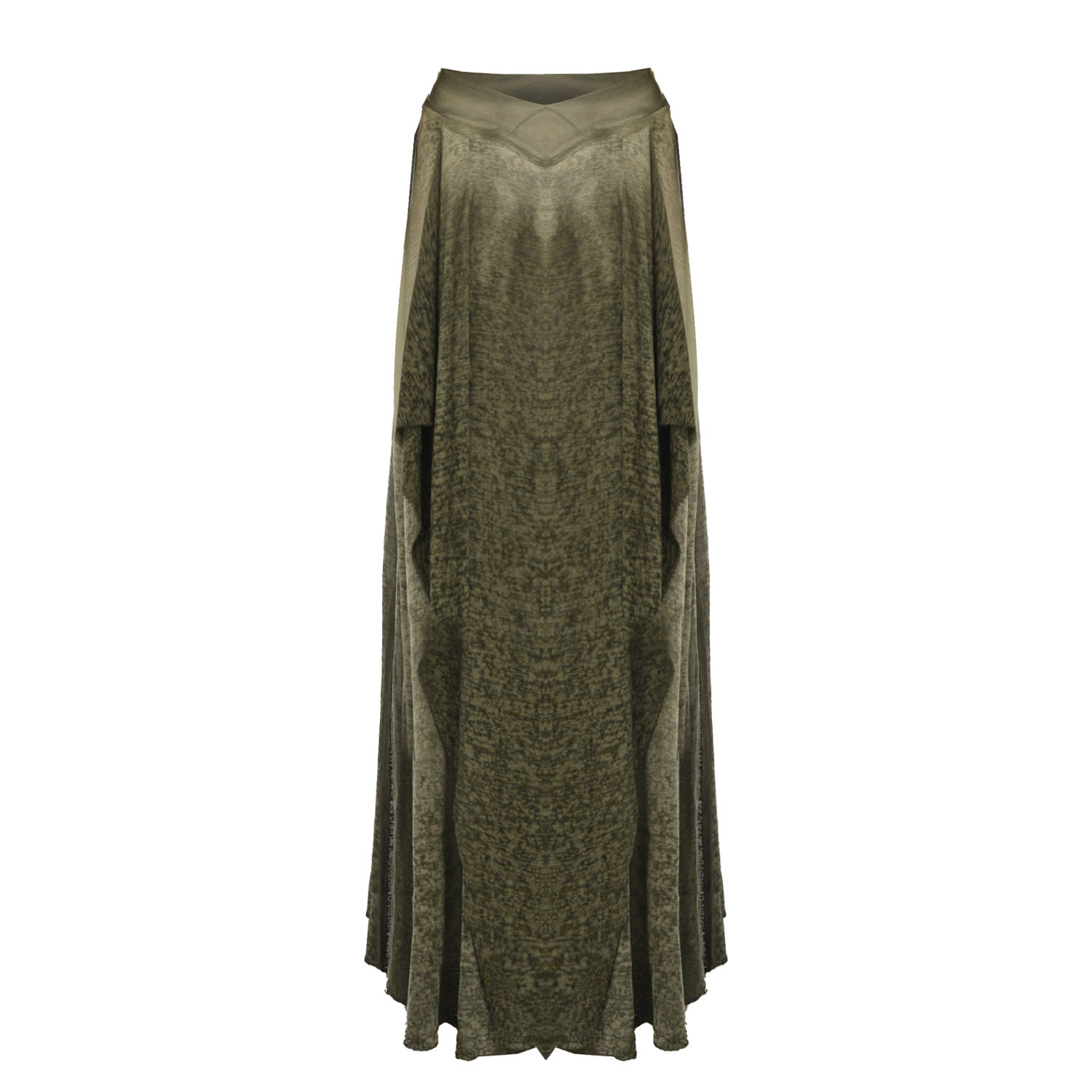 Oriental Skirt Khaki Green - Boho Women Skirt | One Size | Zhenabia