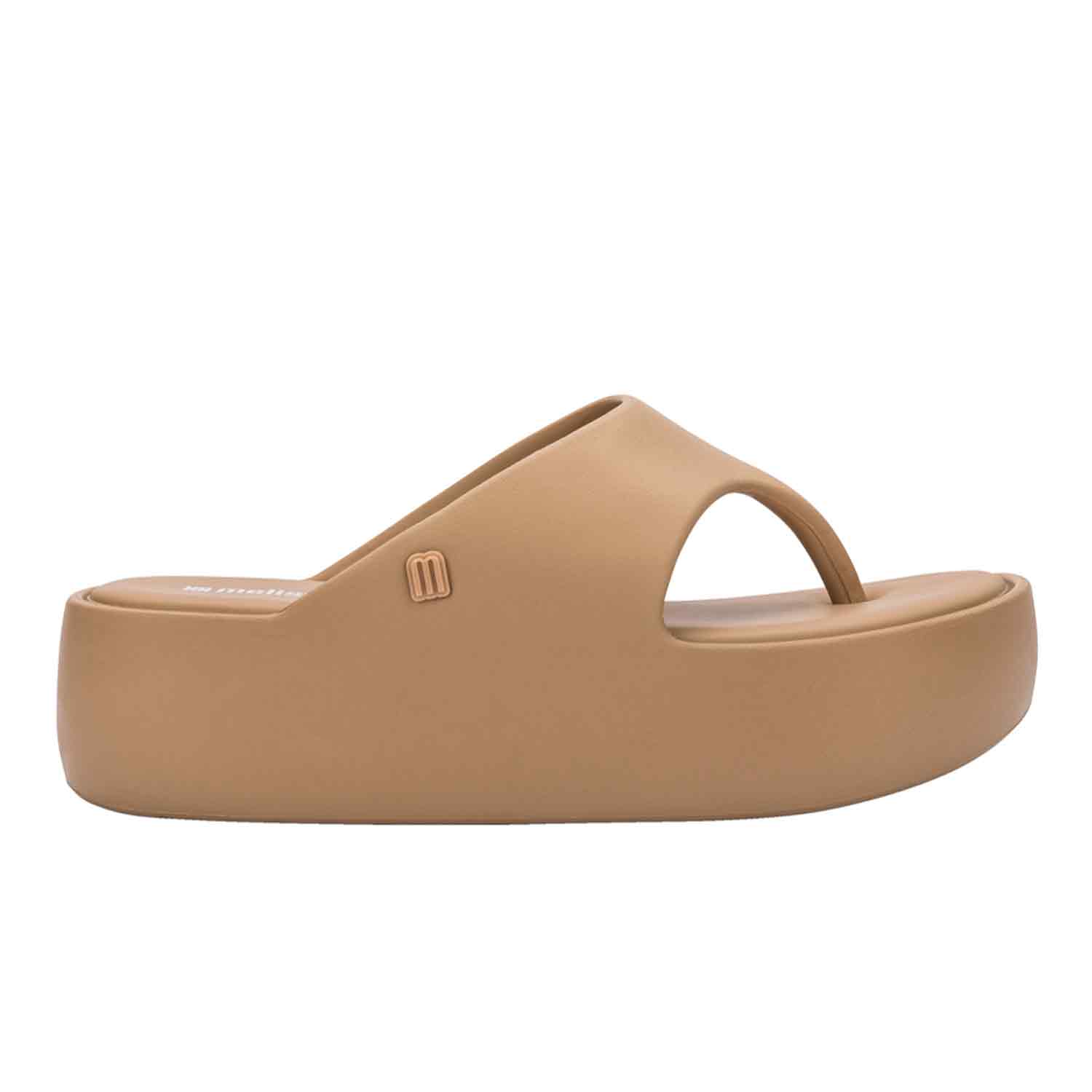 Melissa Women's Neutrals Free Platform Thong - Mid Beige In Beige