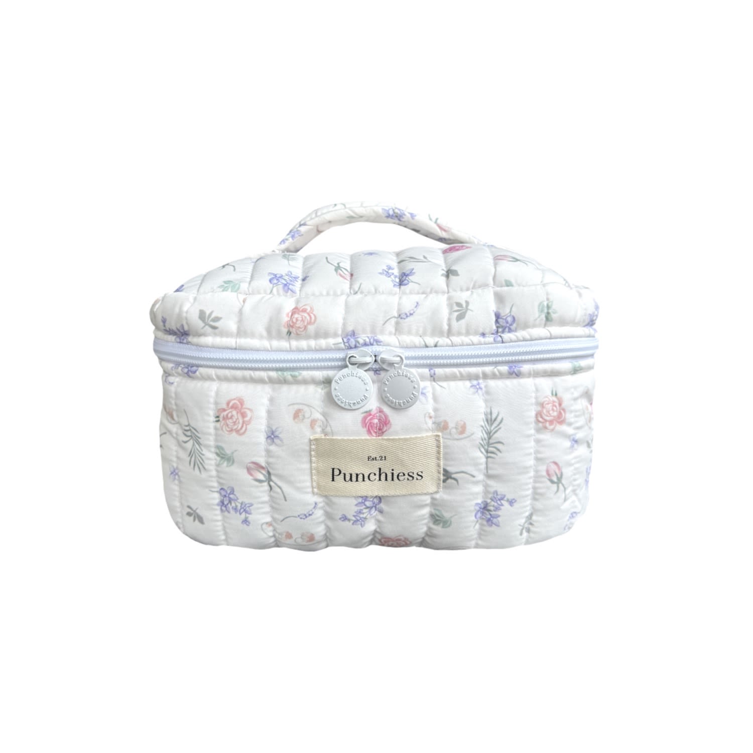 Punchiess Neutrals Roses Vanity Case