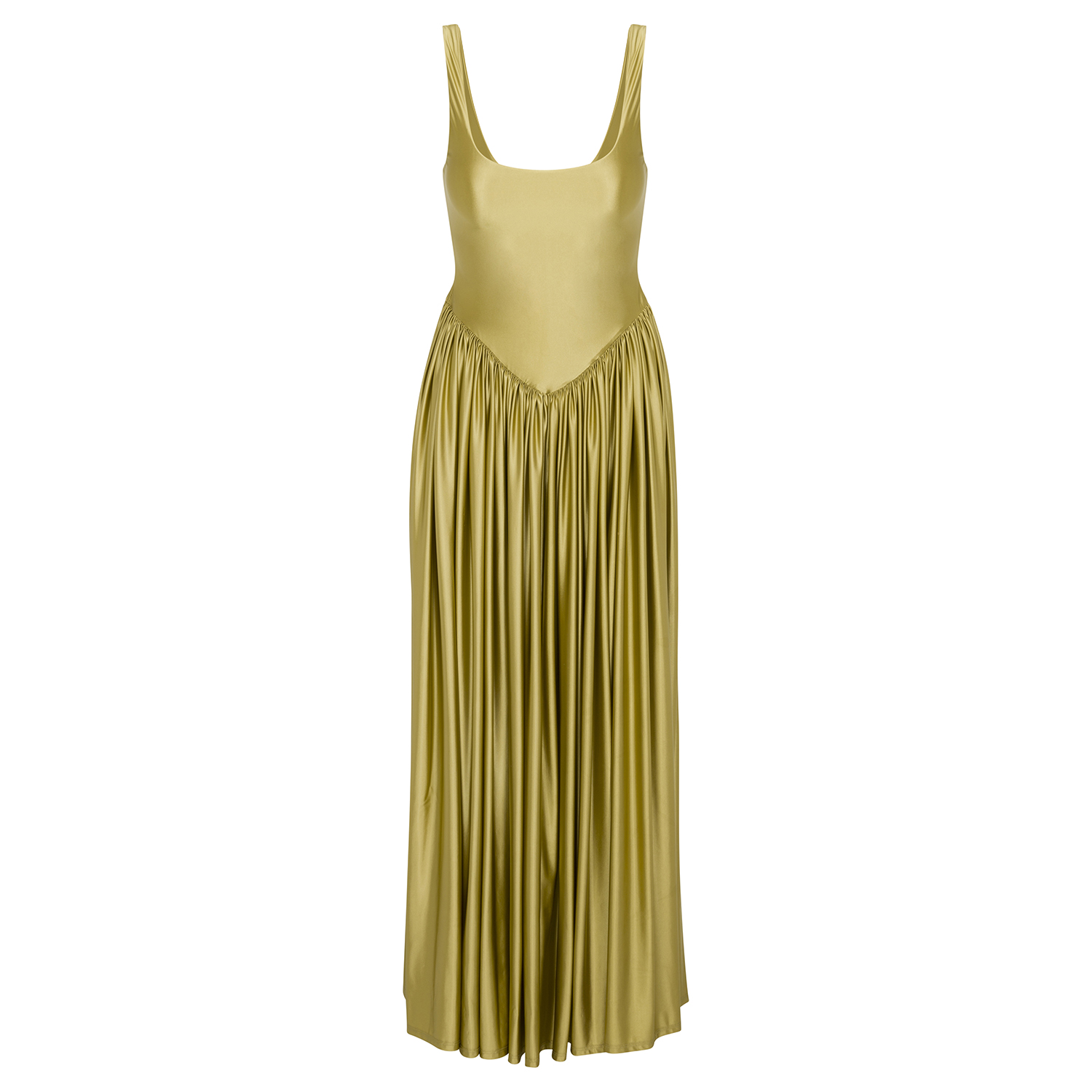 Oriana Dress - Olive by Delfi Collective