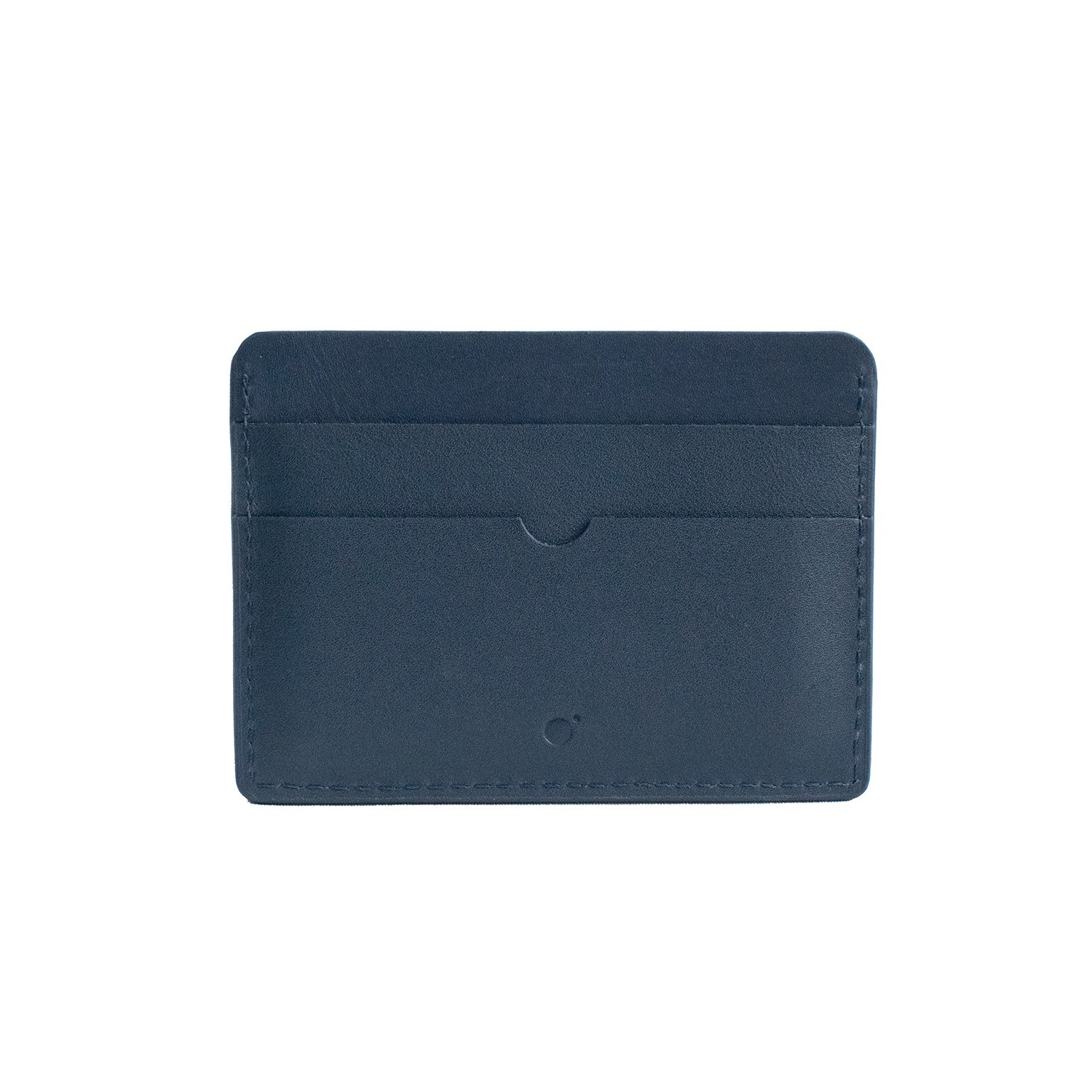 Men’s Blue Handmade Leather Card Case - Navy Godi.