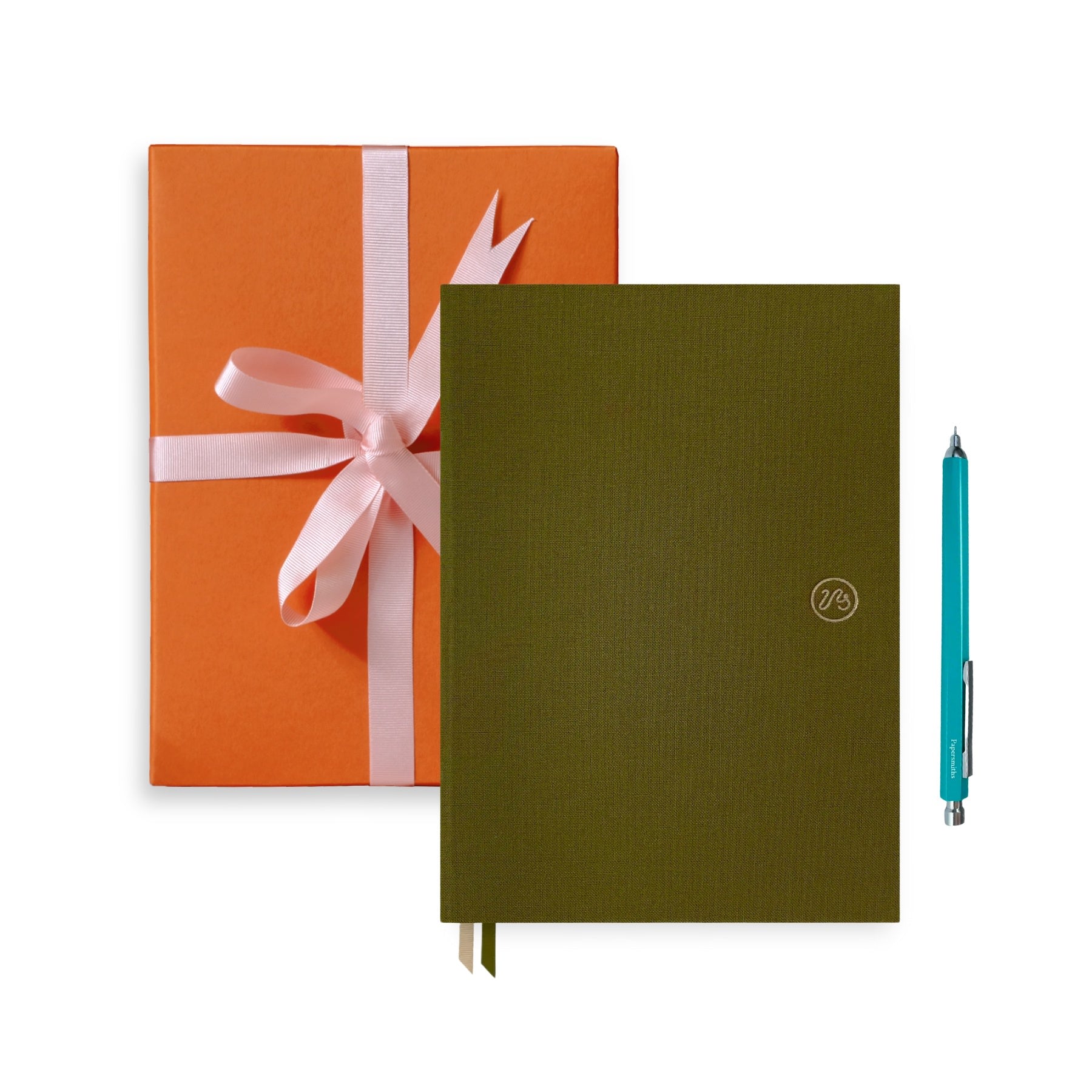 Myrtle Green Notebook & Primo Pen Duo - Gel One Size Papersmiths