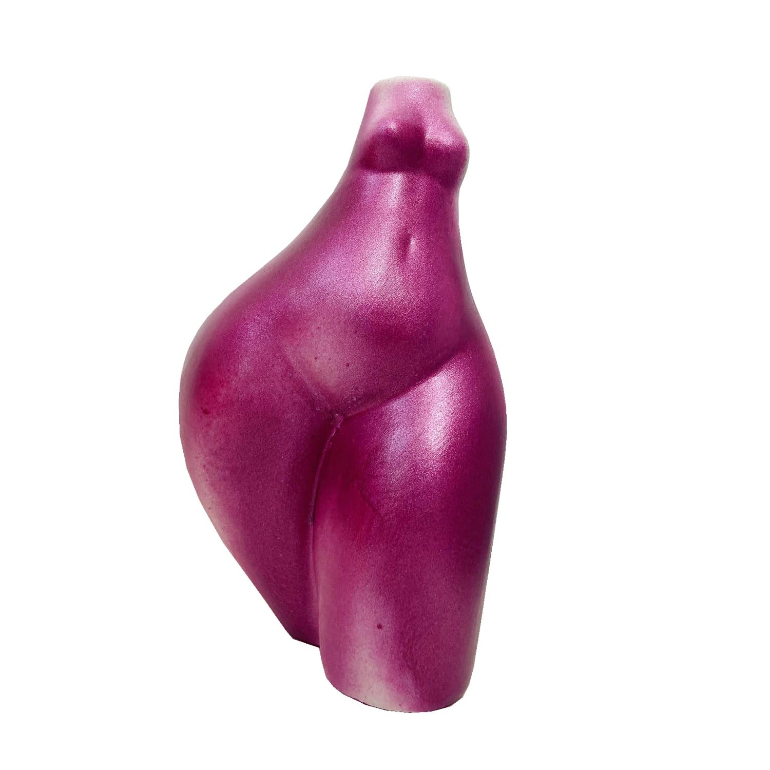 Pink / Purple Metallic Pink Feminist Body Vase Quillattire