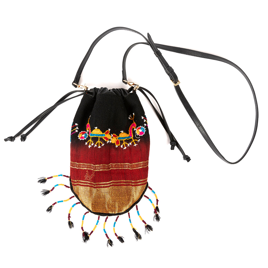 Women's Gold / Brown Islington Drawstring Pouch Bag | Sjw Bags London