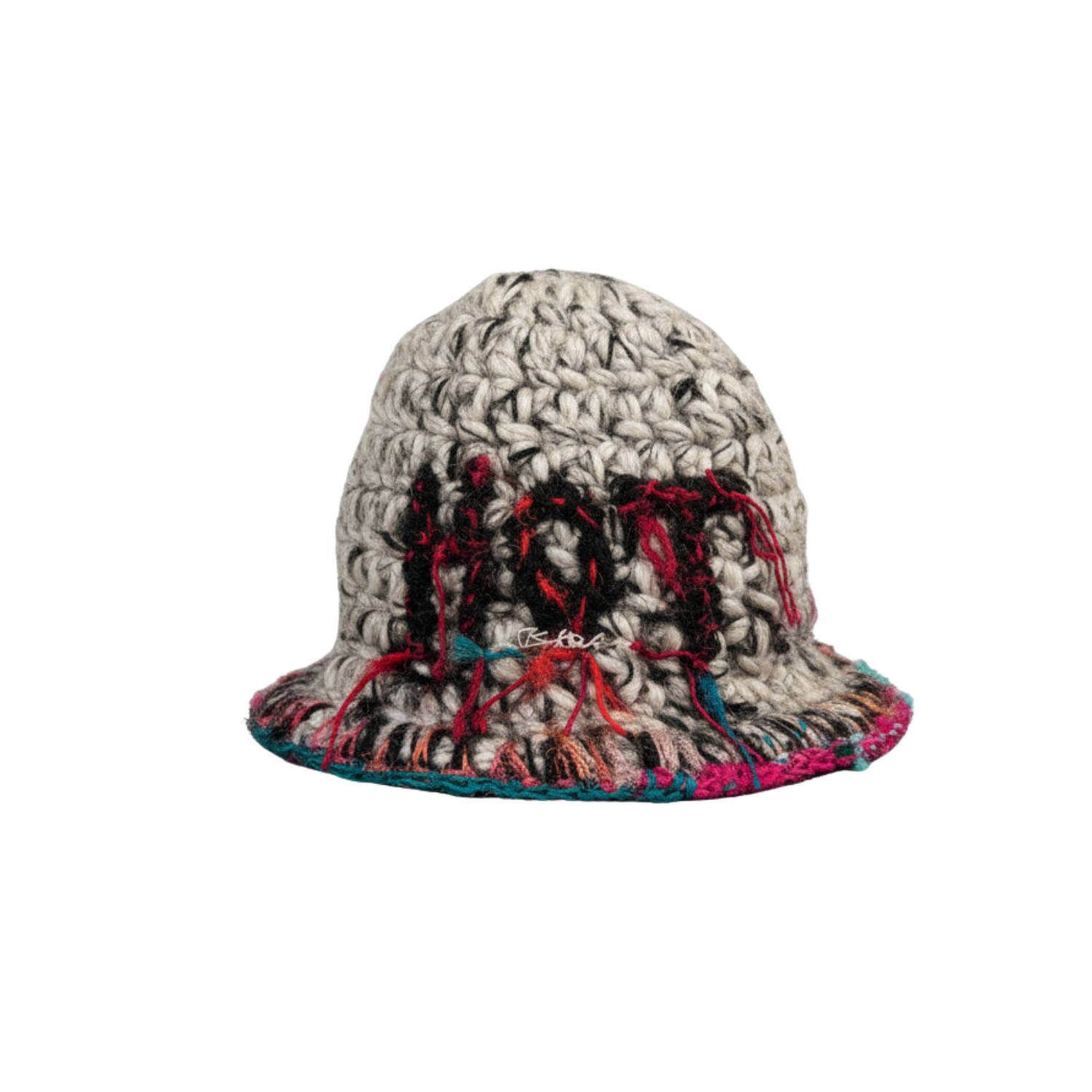 Iskra Women's Grey / Black Hot Bucket Hat In Multi