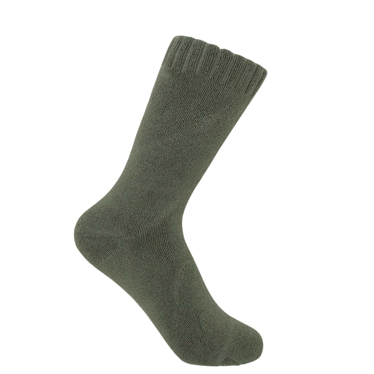 Peper Harow - Made In England Ribbed Cuff Women's Bed Socks – Grey