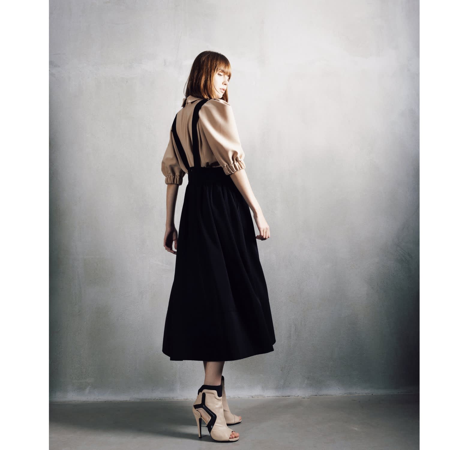 Midi Apron Dress With Adjustable Straps | Julia Allert | Wolf & Badger