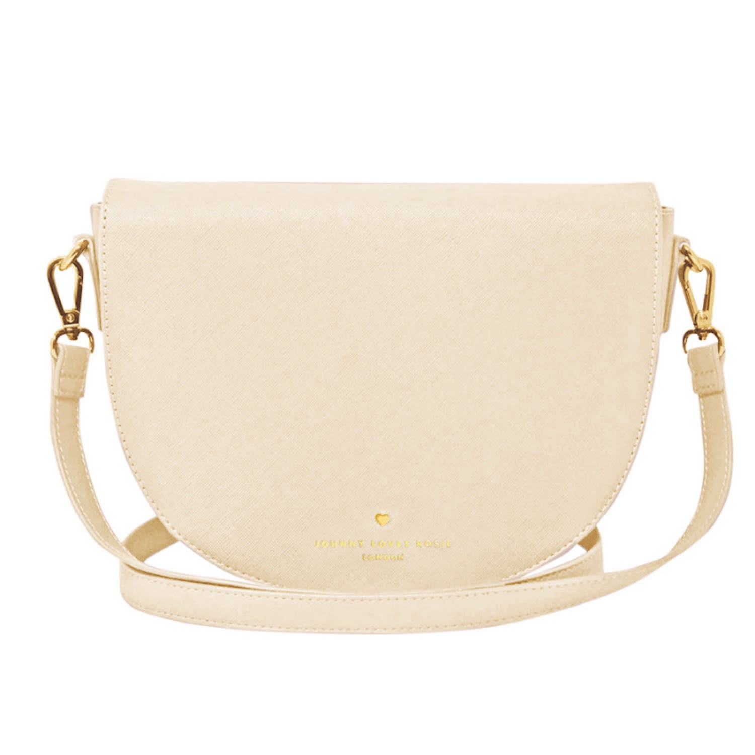 Women’s Neutrals Sadie Saddle Bag - Ecru Jlr London