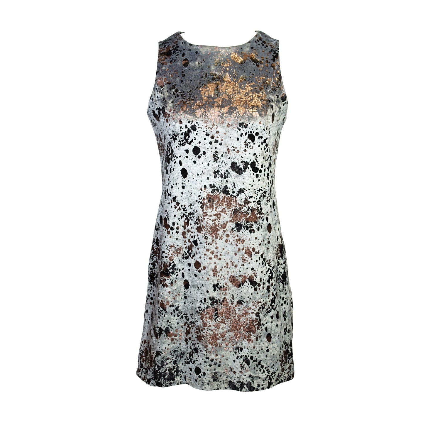 Women's Penelope Mini Dress In Gunmetal Steer | Extra Small | Jennafer Grace