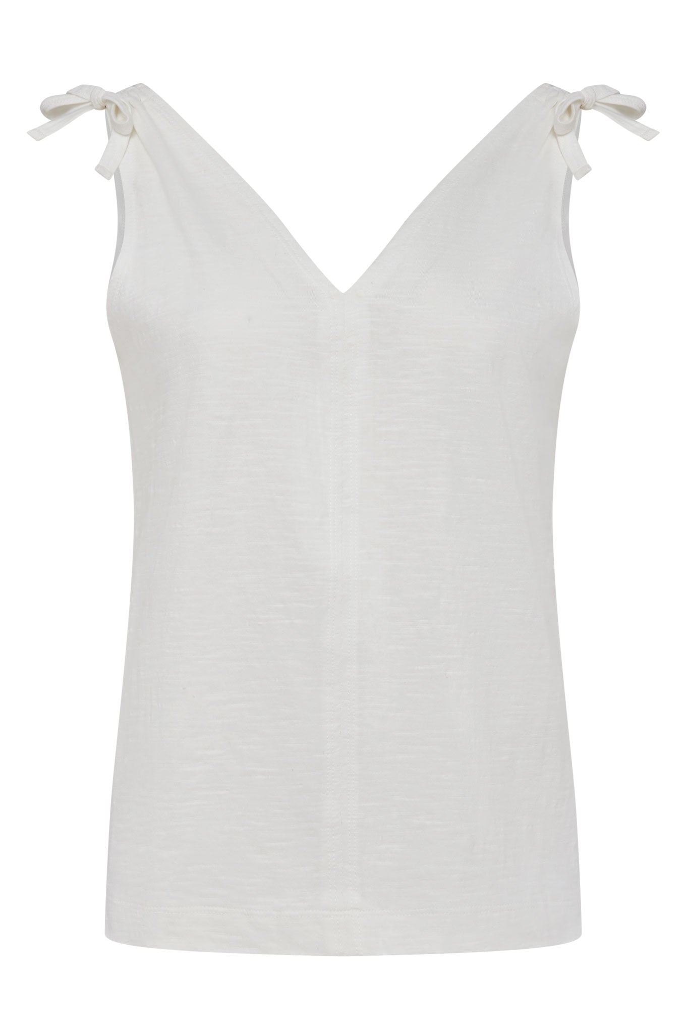 Women’s Celia - Gots Organic Cotton Vest Off White Small Komodo