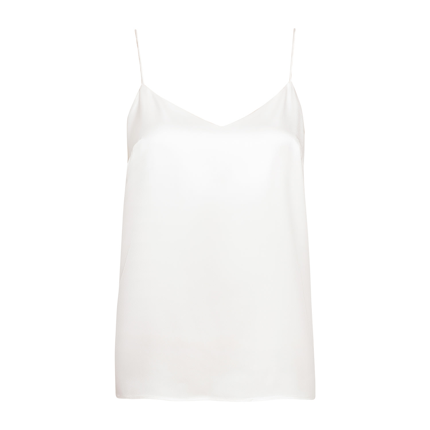 Il Volo Women's White Dove Silk Camisole In White