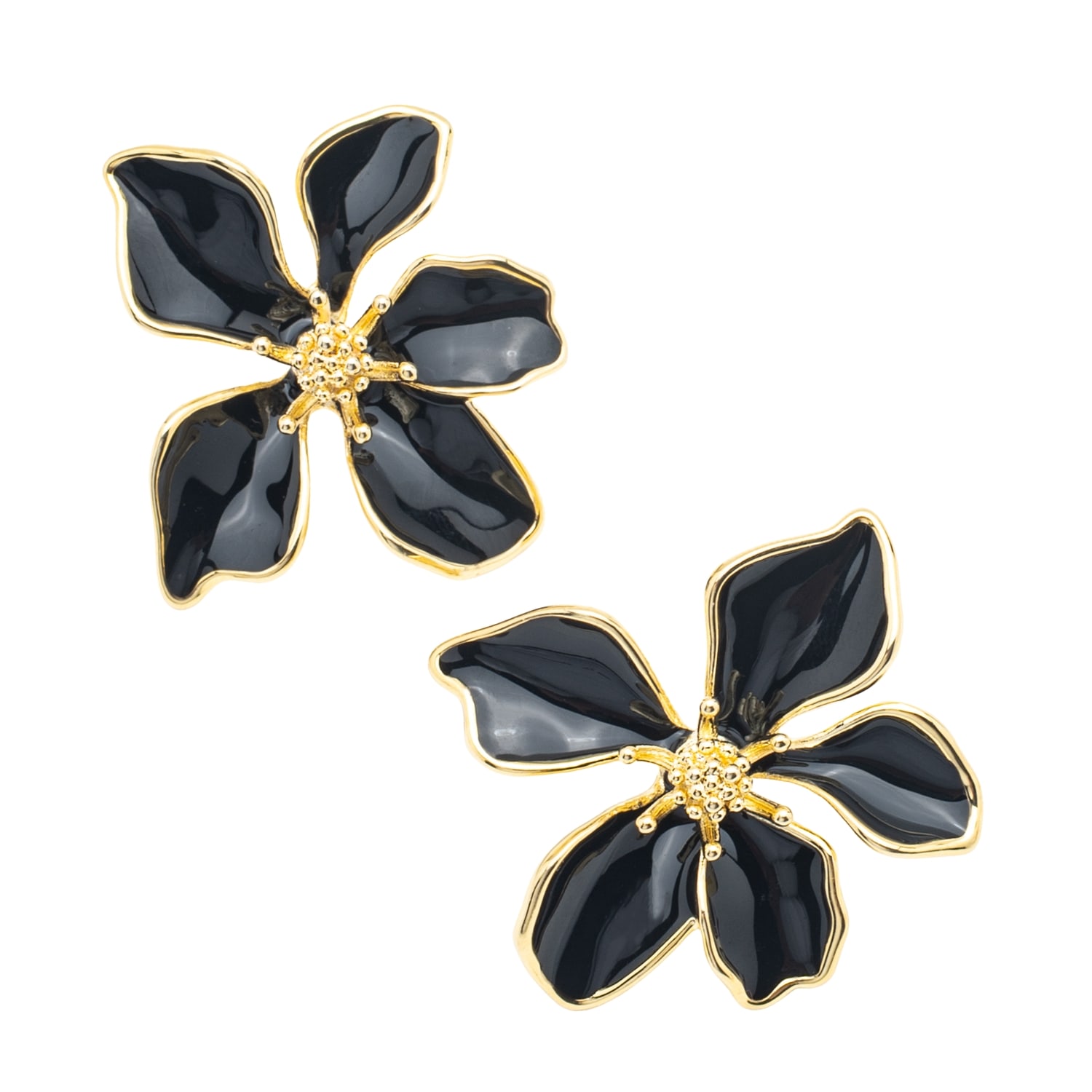 Starfish Project Women's Bloom Earrings In Midnight Black