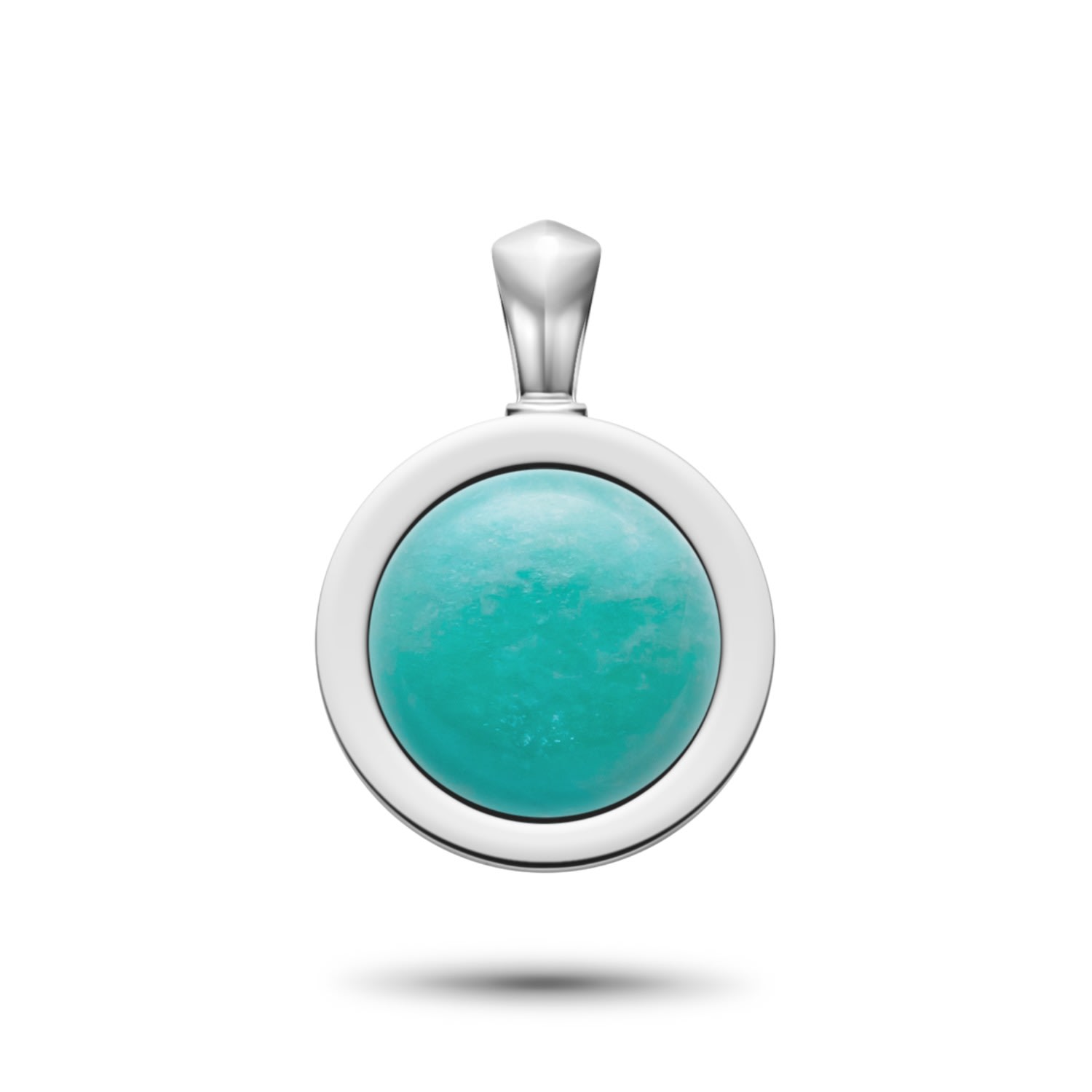 Men’s Blue / Silver Genesis Amazonite Amulet Rahul Patel Collection