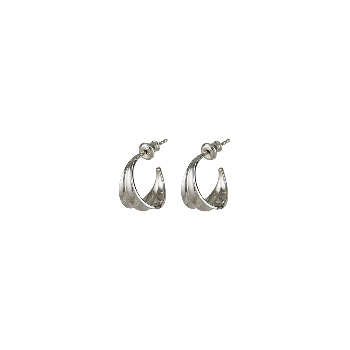 Women’s Athena Mini Hoops Silver Rachel Entwistle Jewellery