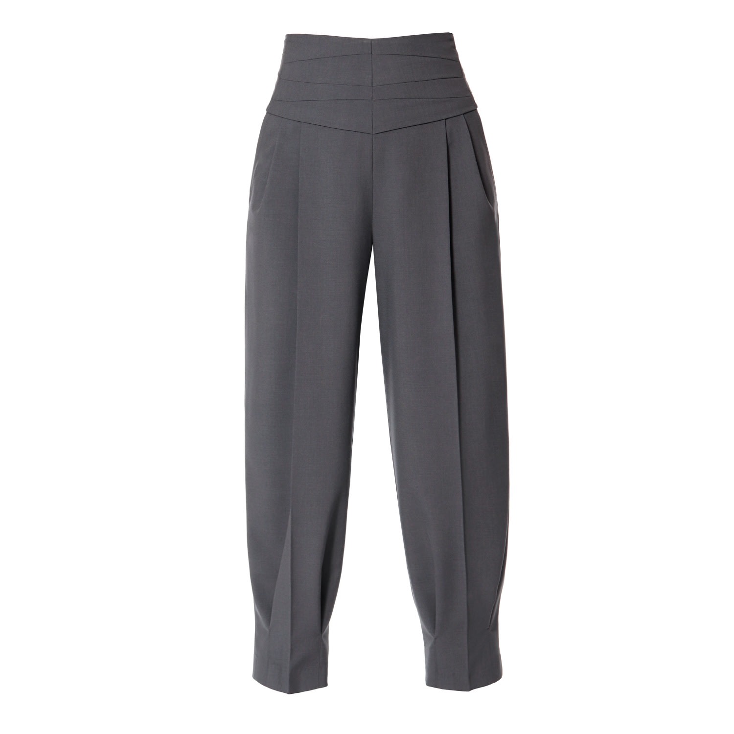 Aggi By Halewski Pants Bianca Castlerock In Grey