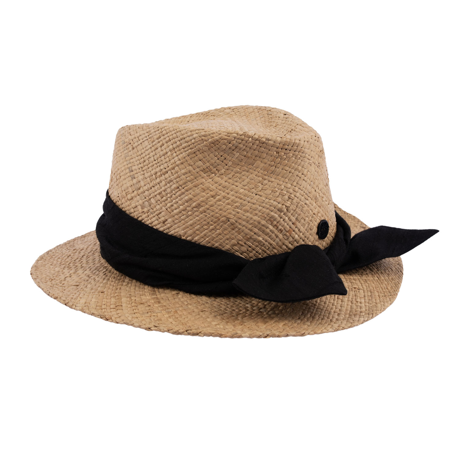 Sibi Hats Women's Neutrals Gigi - Raffia Straw Fedora Hat In Yellow