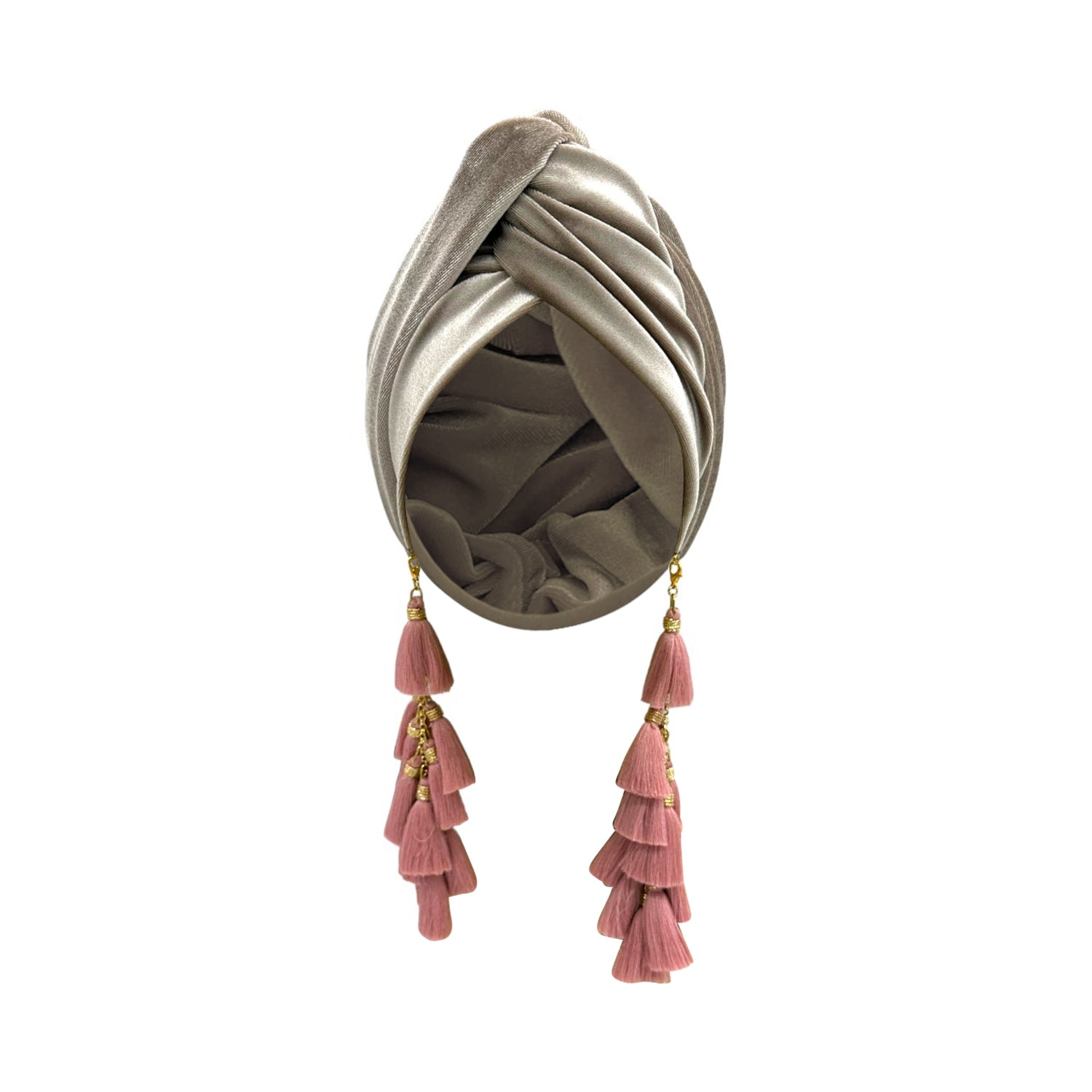 Julia Clancey Women's Neutrals Mink & Pink Chacha Turban In Pink