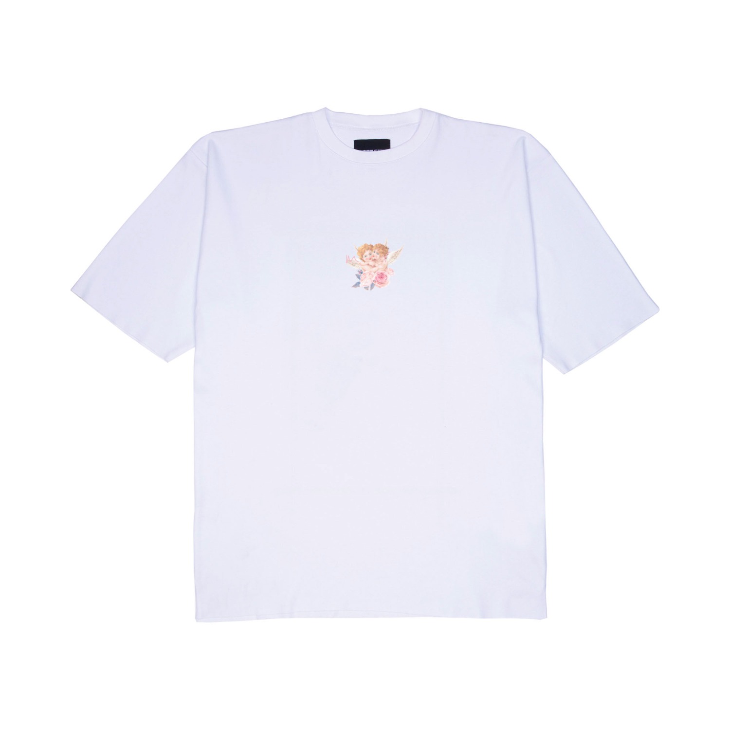 Mysimplicated Women's Oversized White T-shirt - Angels Design W In White