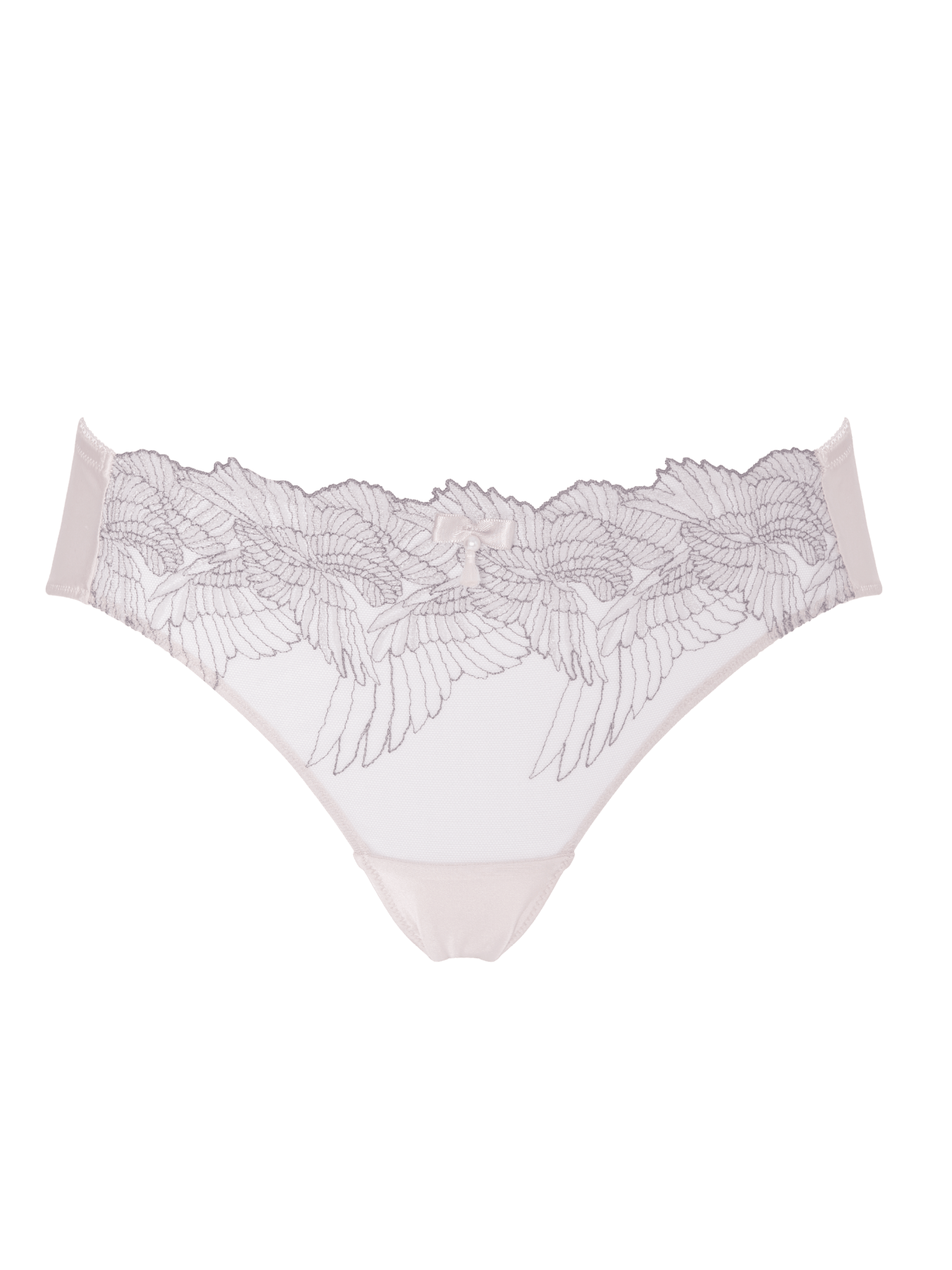 Bonbon Lingerie Women's Neutrals Hope Full Brief In Gray/pink