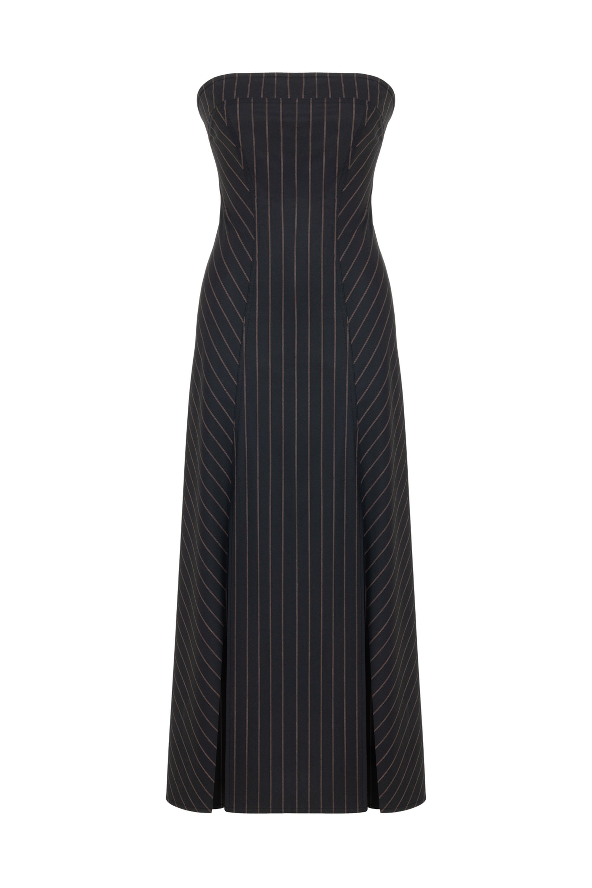 Nocturne Women's Strapless Maxi Dress -black In Black