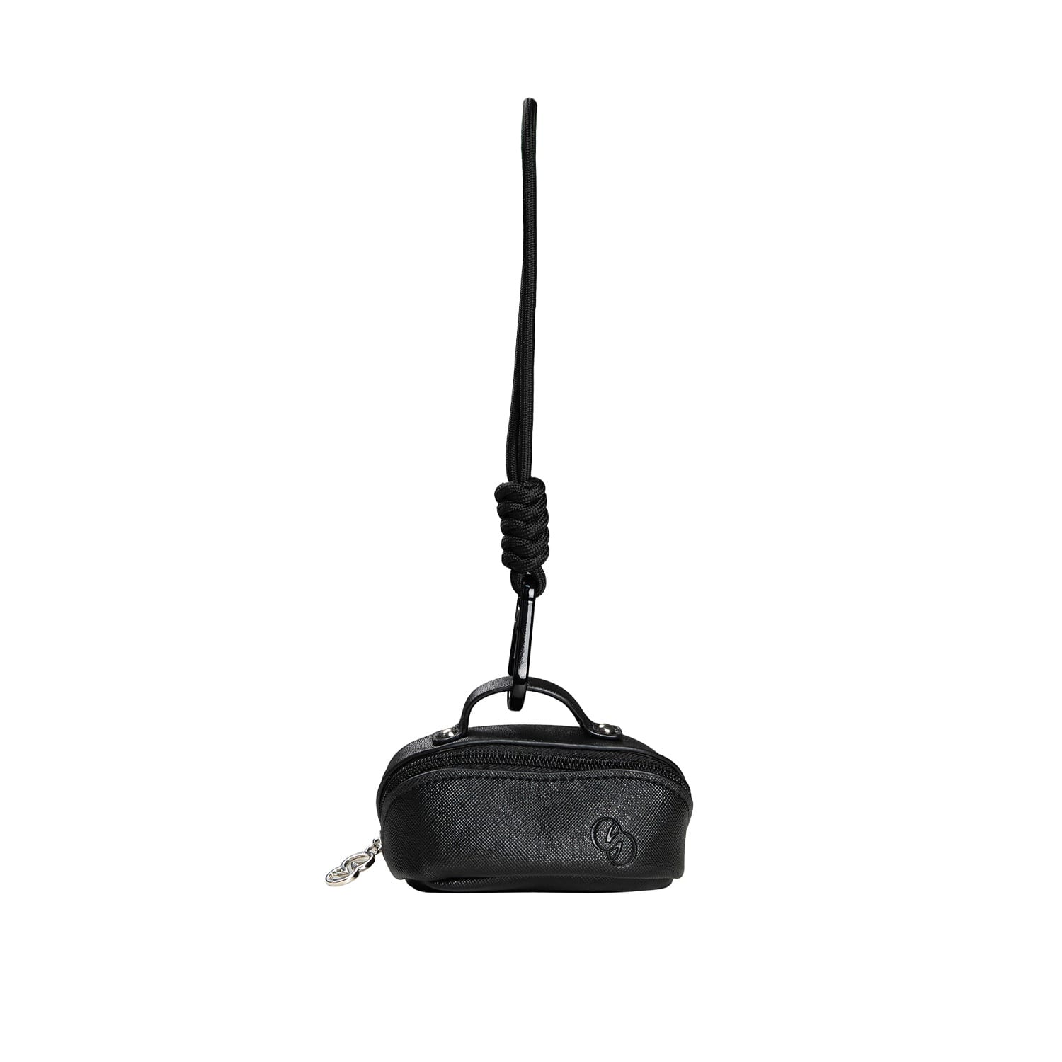 Women's Black Mini Carry-All Bag Charm | 6Fiftytwo®