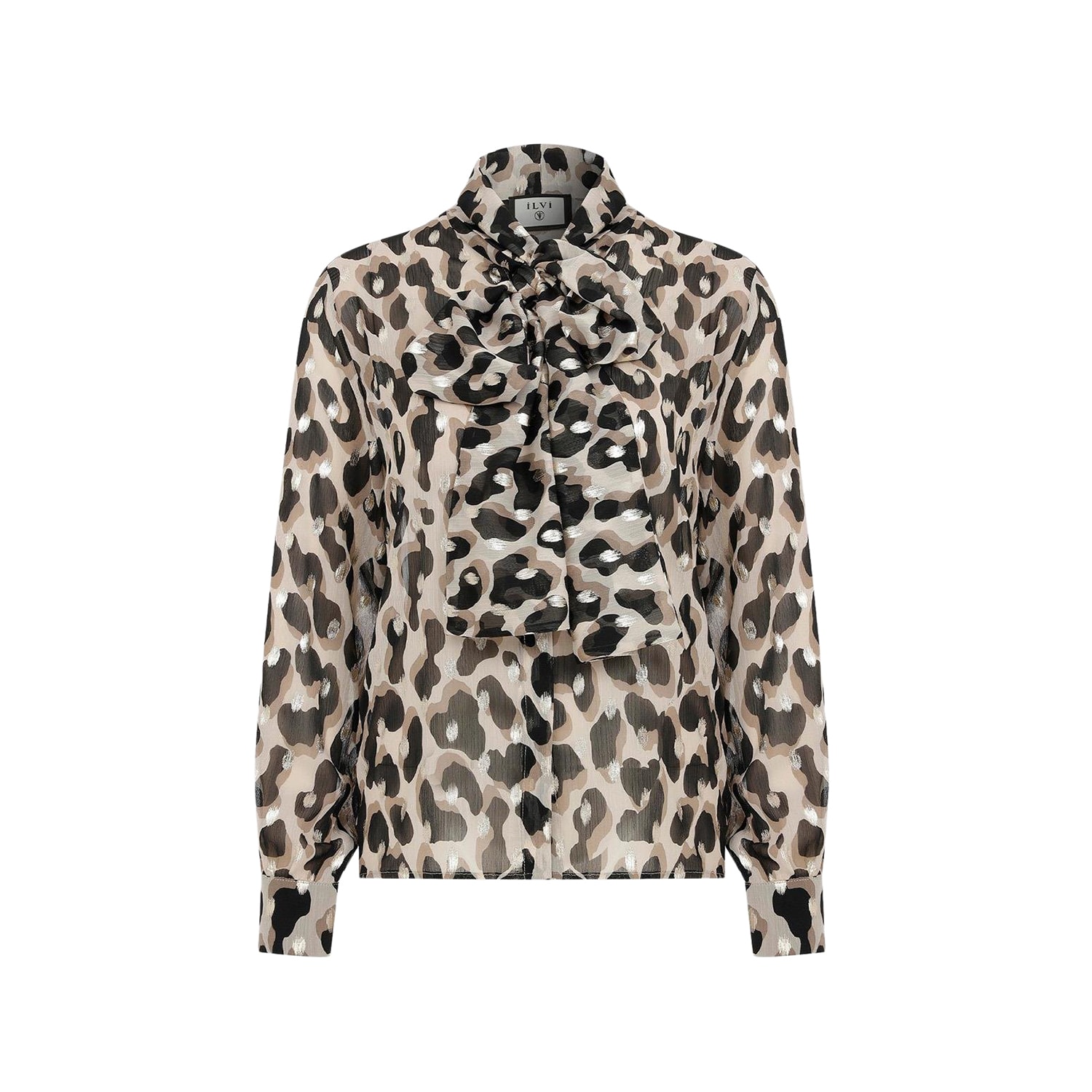 Ilvi Ochoa Gold-leopard Women's Shirt In Gold