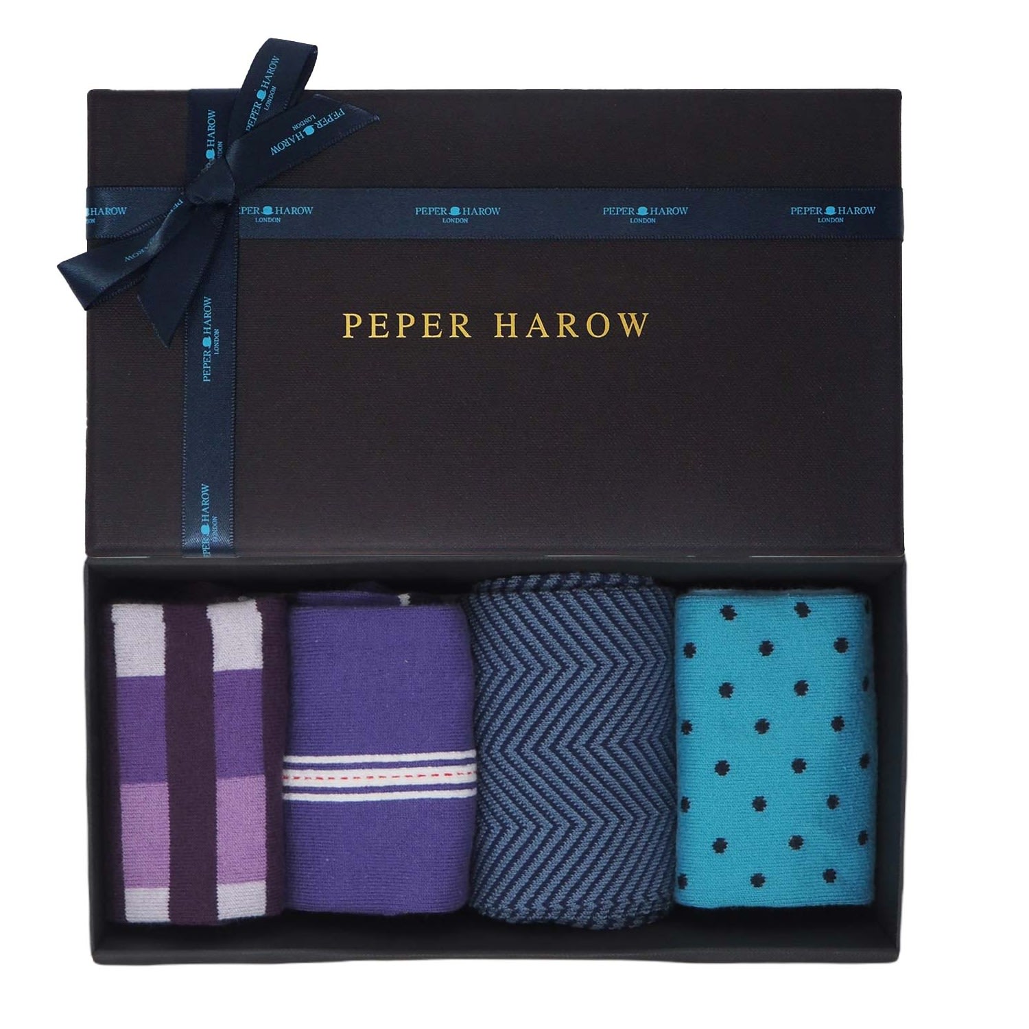 Peper Harow - Made In England Twilight Men's Gift Box In Blue/purple