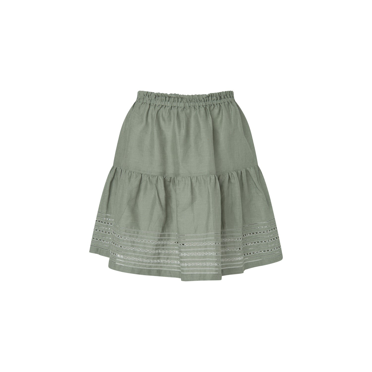 Balushka Women's Yarina Mini Skirt In Jungle Green