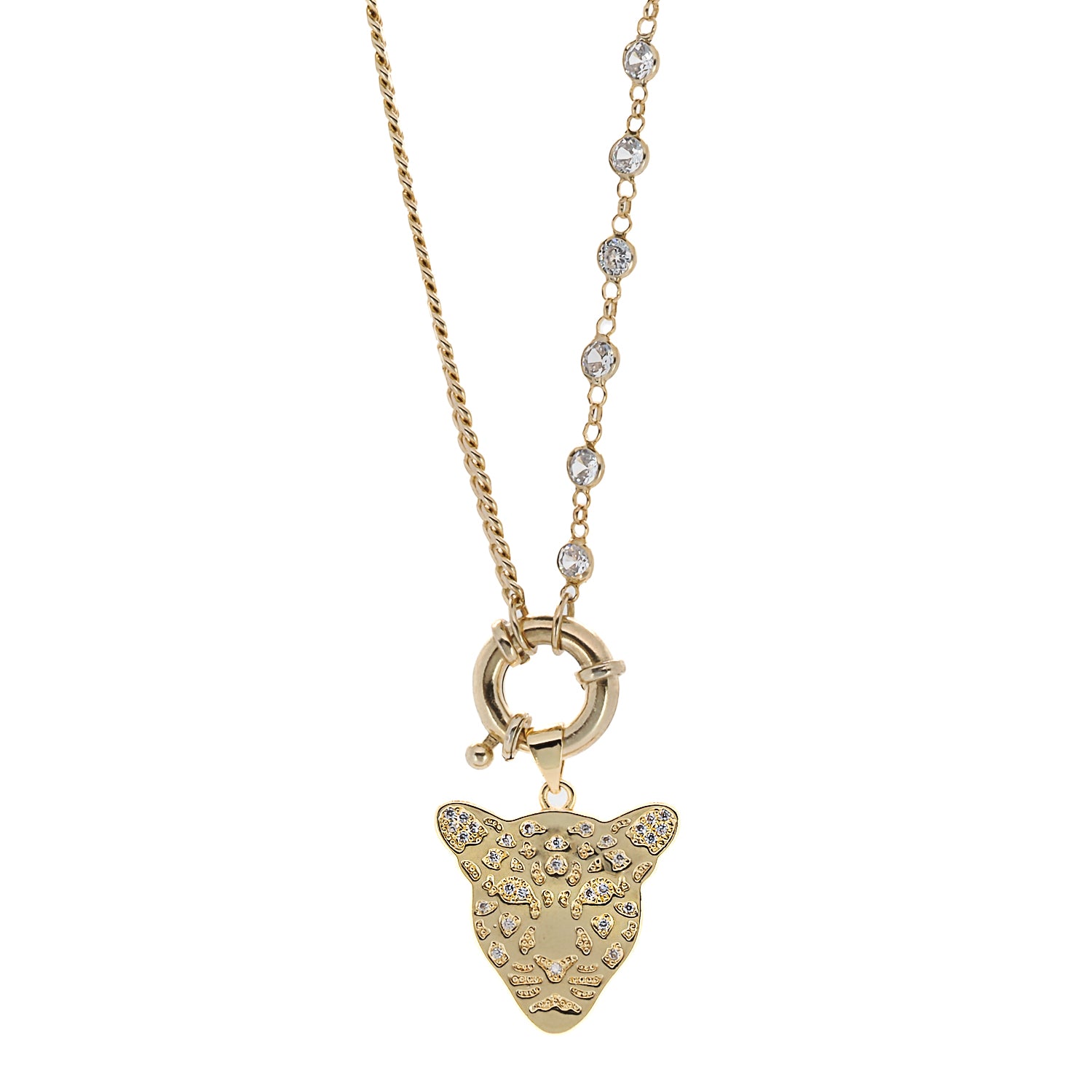 Panther gold necklace sale