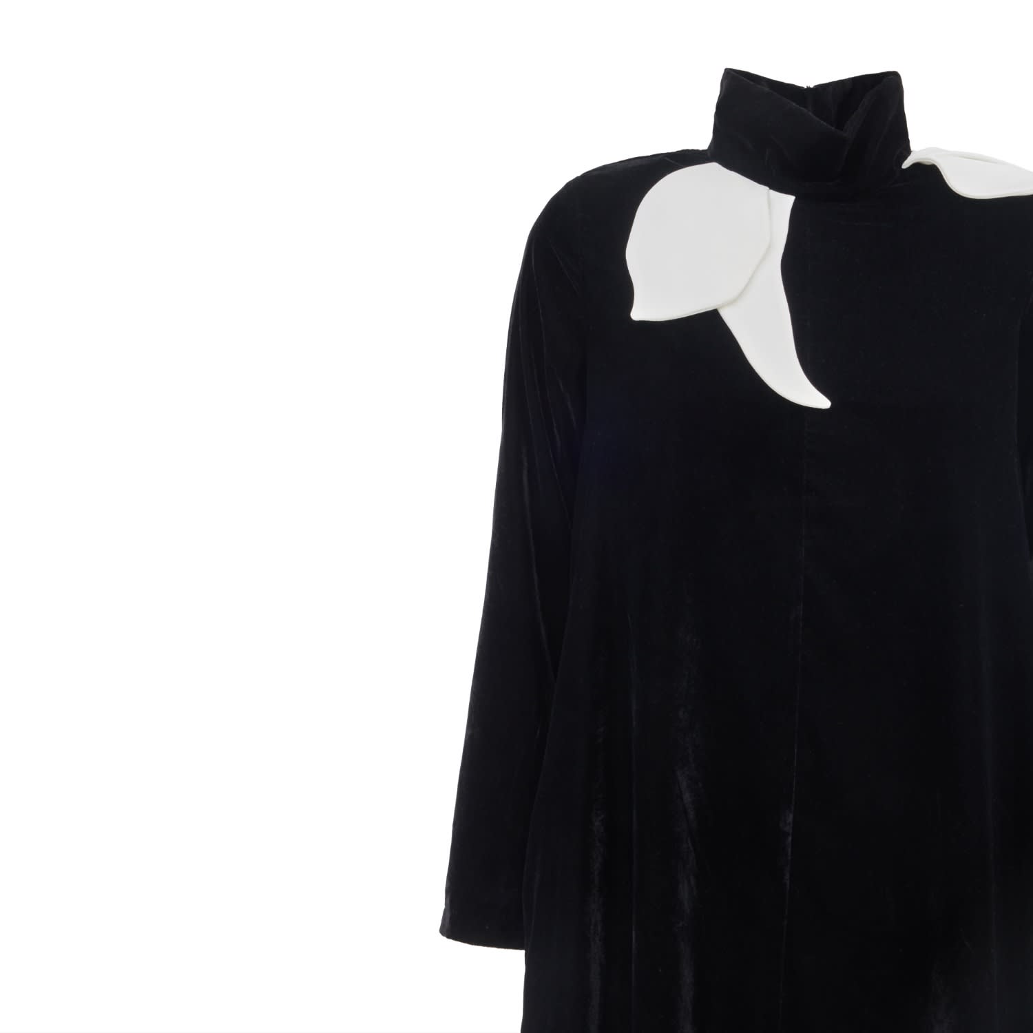 Evening Trapeze Dress Velvet Black | Julia Allert | Wolf