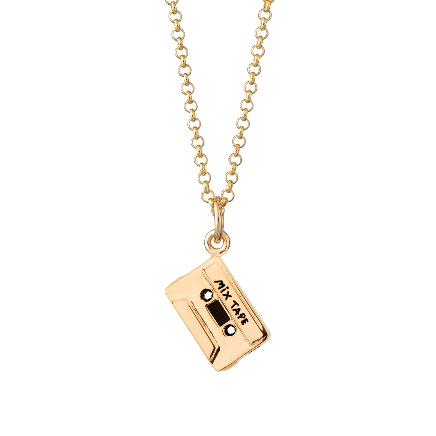 Women’s Gold Mix Tape Necklace Scream Pretty